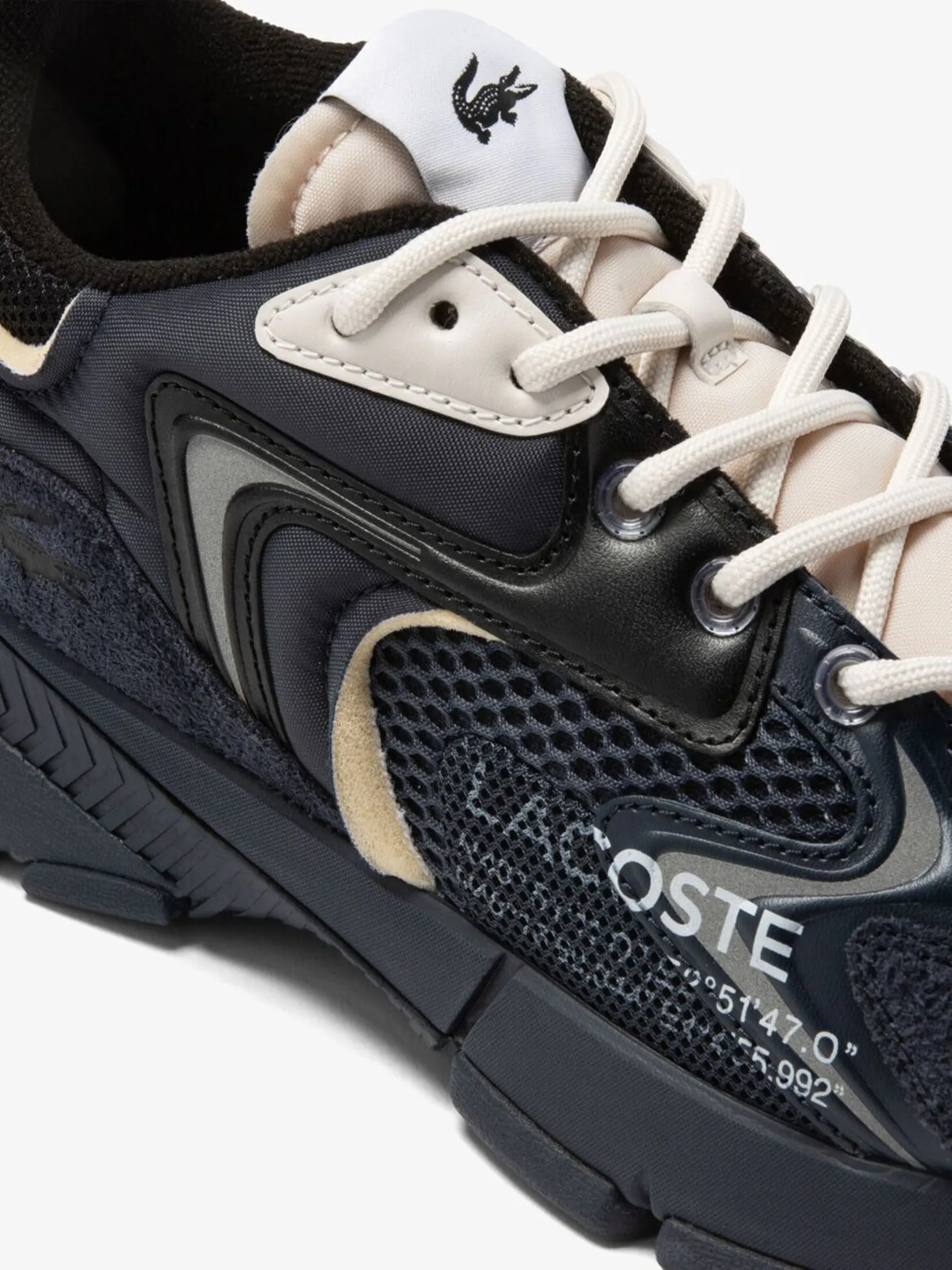 LACOSTE Men’s Lacoste L003 Neo Textile Trainers Black