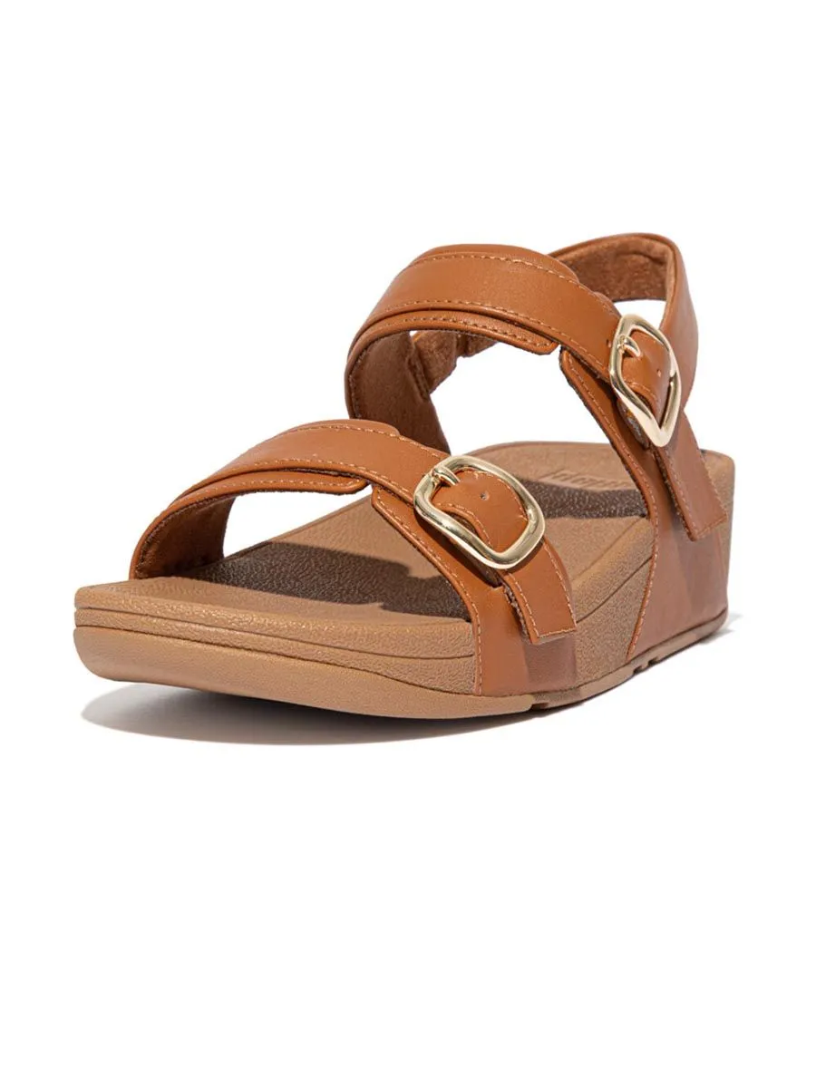 FitFlop™ WOMEN'S LULU ADJUSTABLE LEATHER B/S ES6-592 BROWN