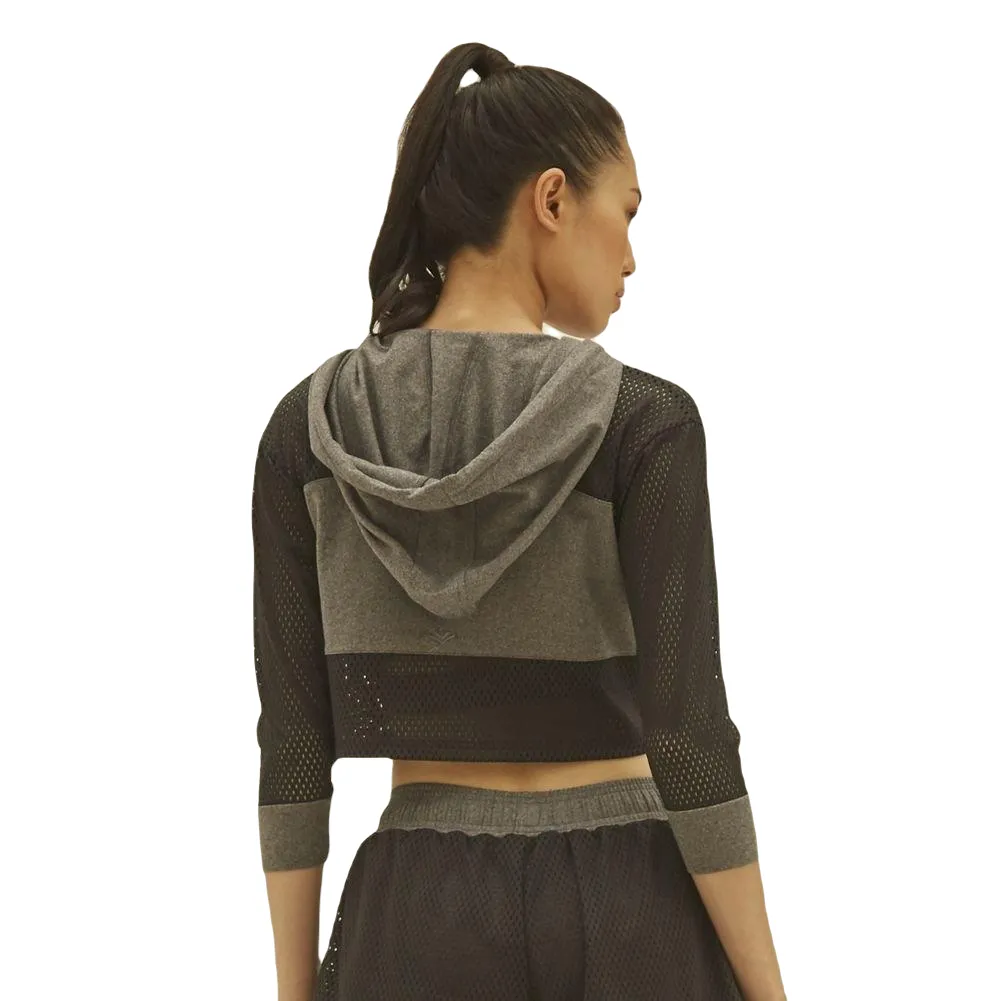 VANESSE Black VANESSE LONG SLEEVE CROP (029011)