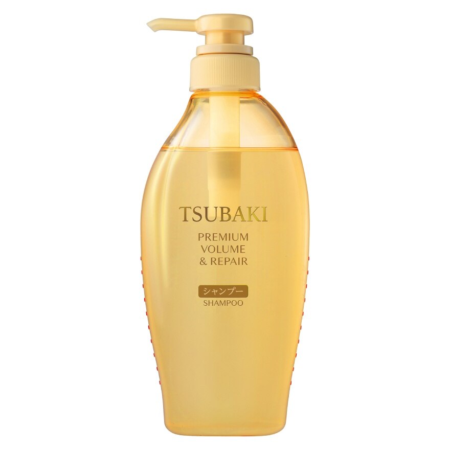 Tsubaki Shampoo Premium Volume  Repair 450 Ml. - Gold