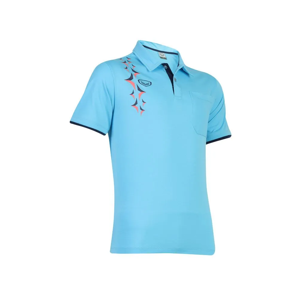 GRAND SPORT Light blue Men's polo shirt (012592)