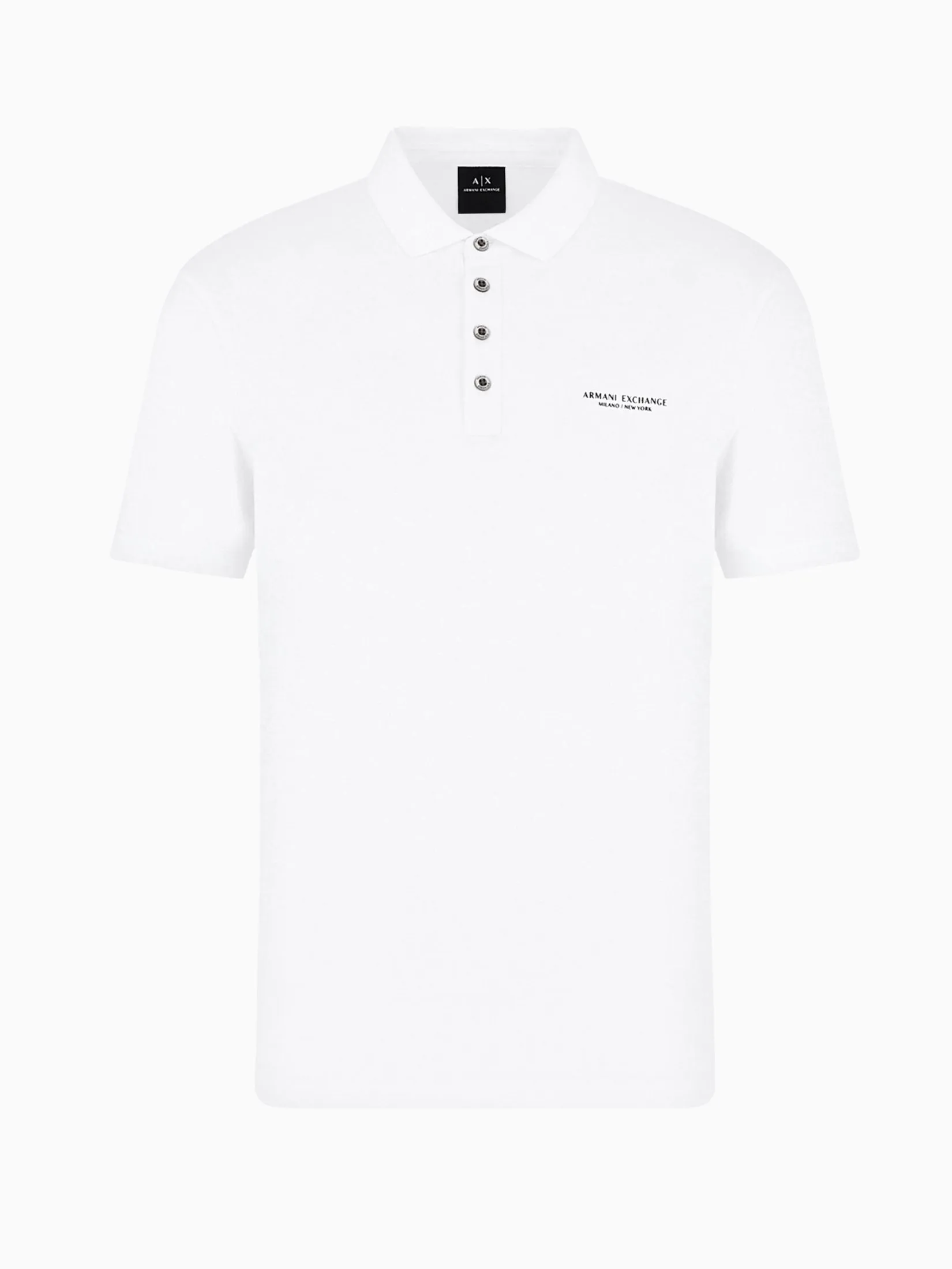 ARMANI EXCHANGE Polo Men 8NZF80-Z8H4Z-1100 White Size - L