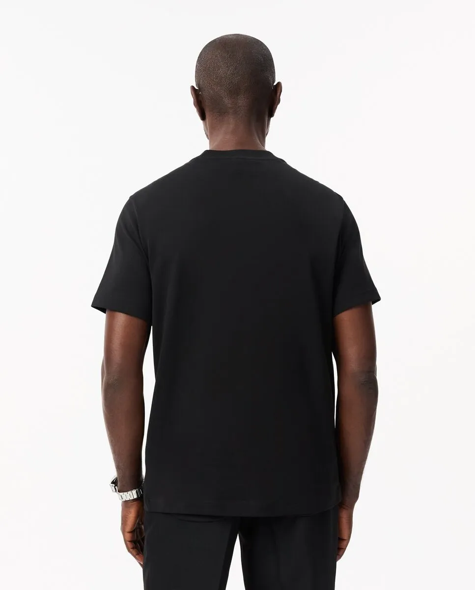 LACOSTE Heavy Cotton Logo T-shirt Black