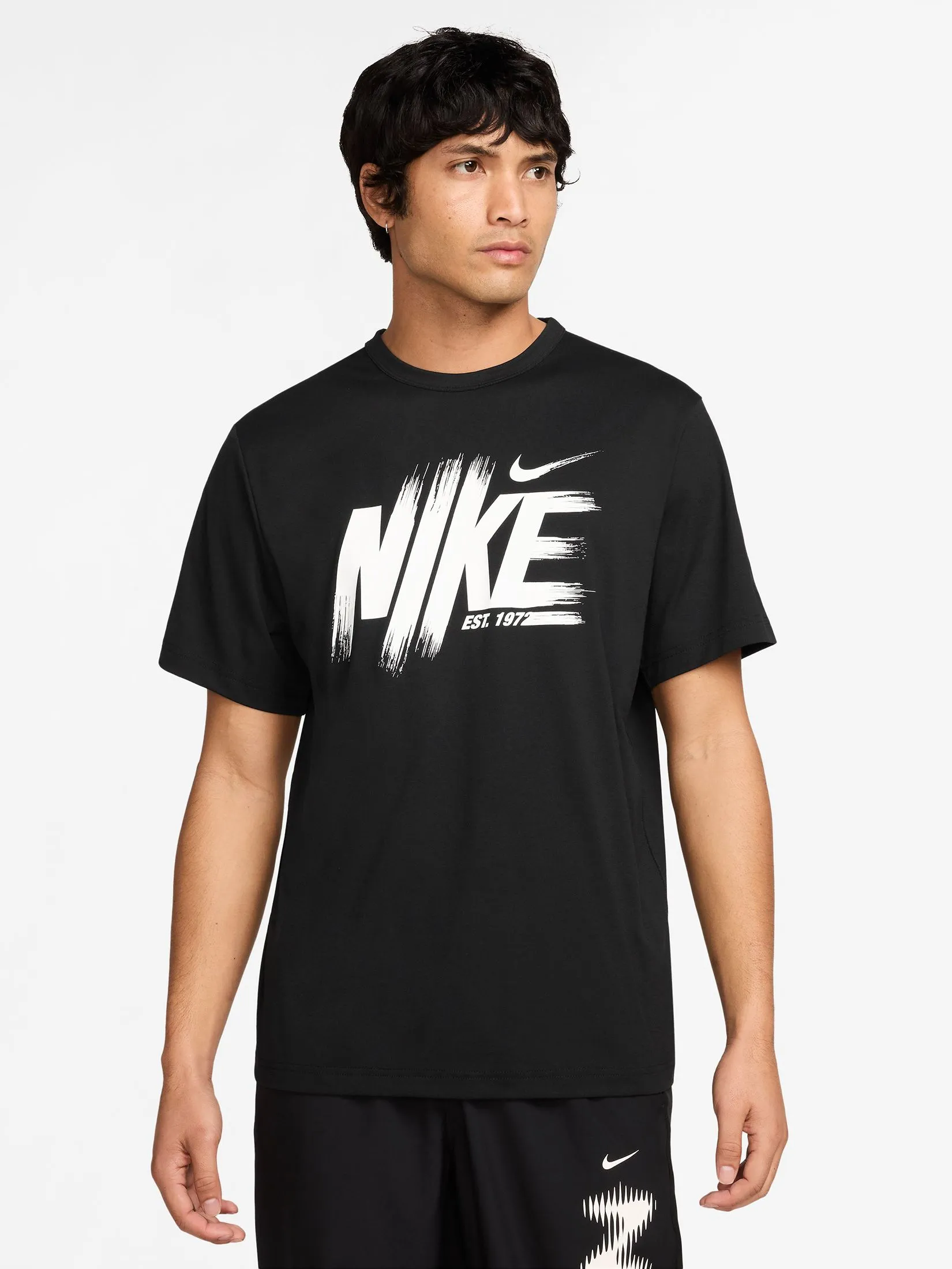 NIKE Men Top Hyverse Dri-Fit UV HV0382-010 Black/White