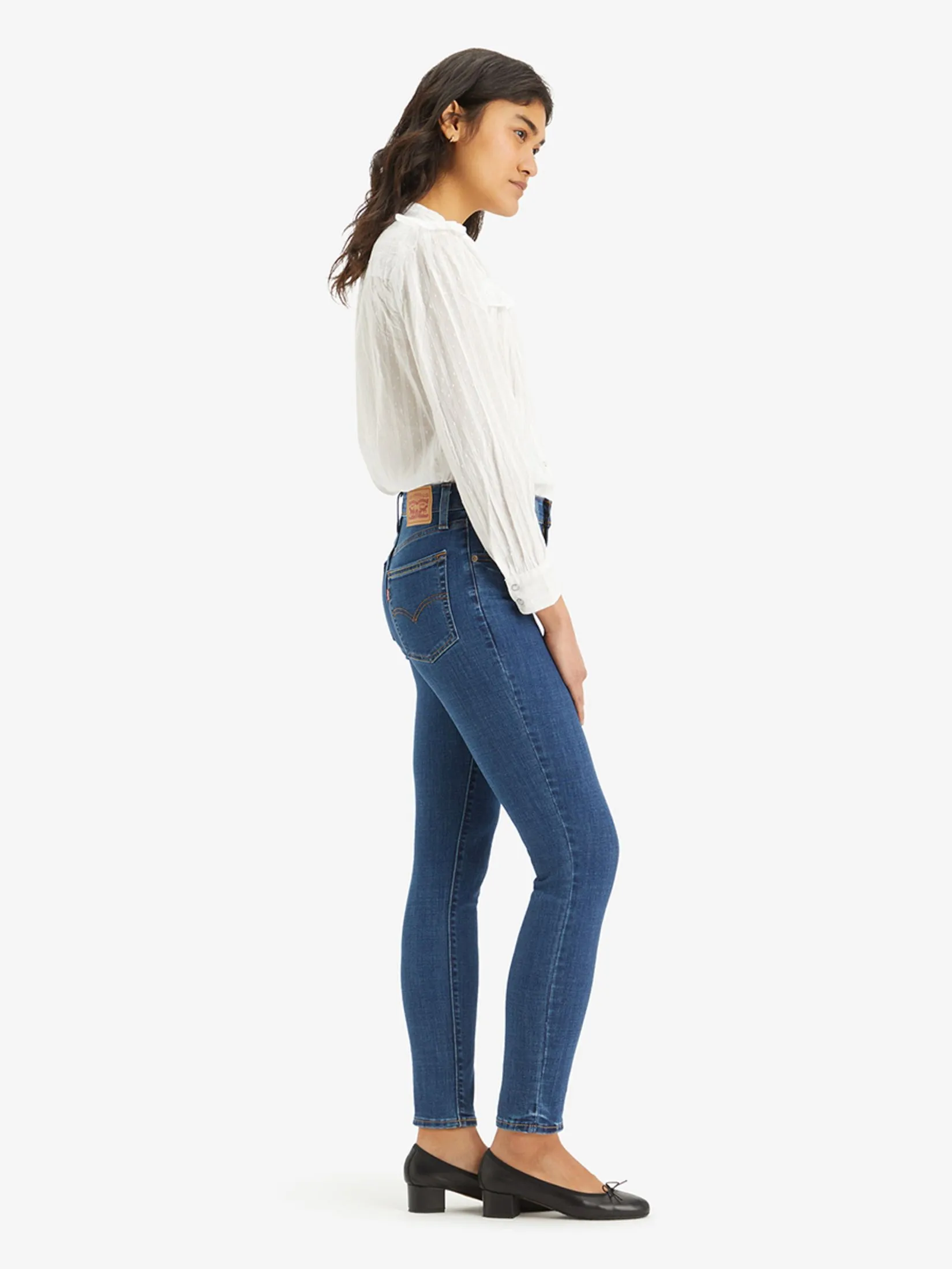 LEVI'S Women's 721 High-Rise Skinny Jeans Dark blue