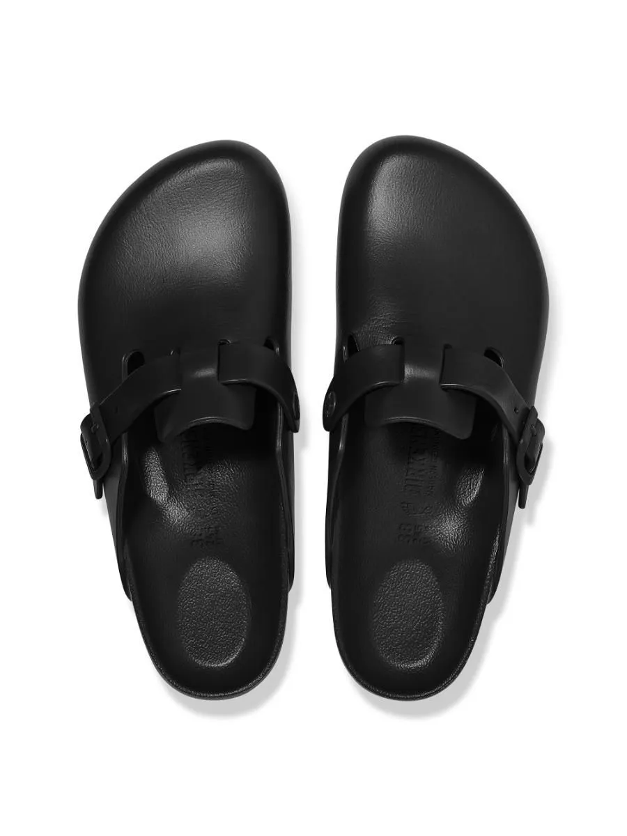 BIRKENSTOCK UNISEX SANDALS BLACK BOSTON EVA