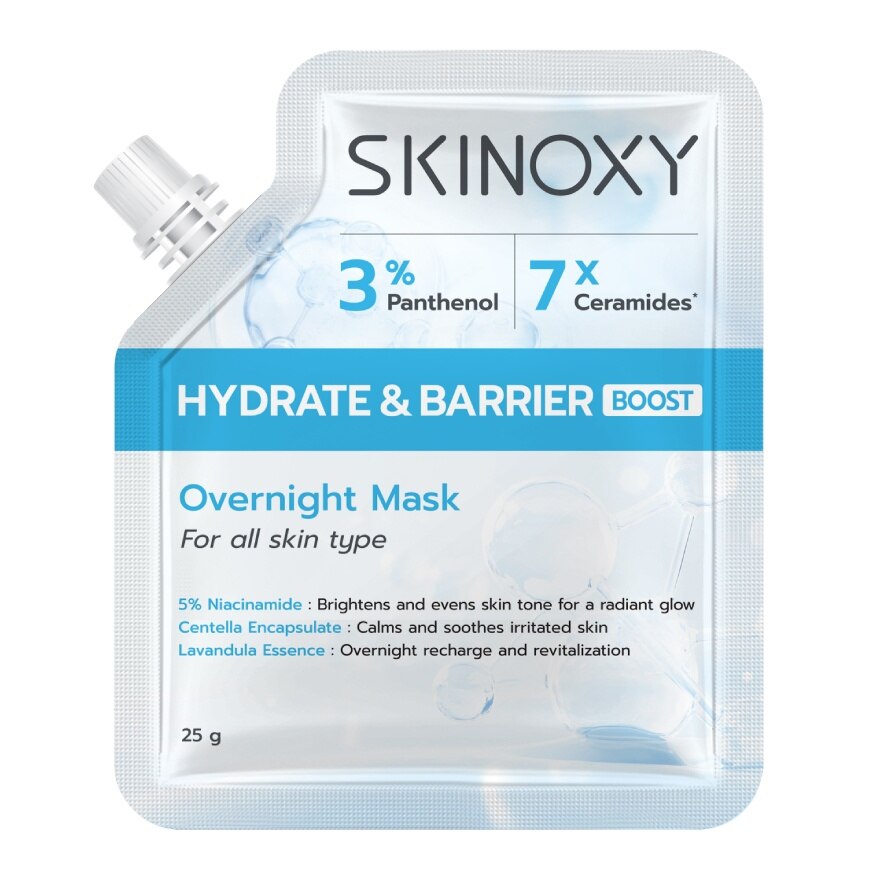 Skinoxy Overnight Mask Hydrate  Barrier Boost 25 Ml. - Blue