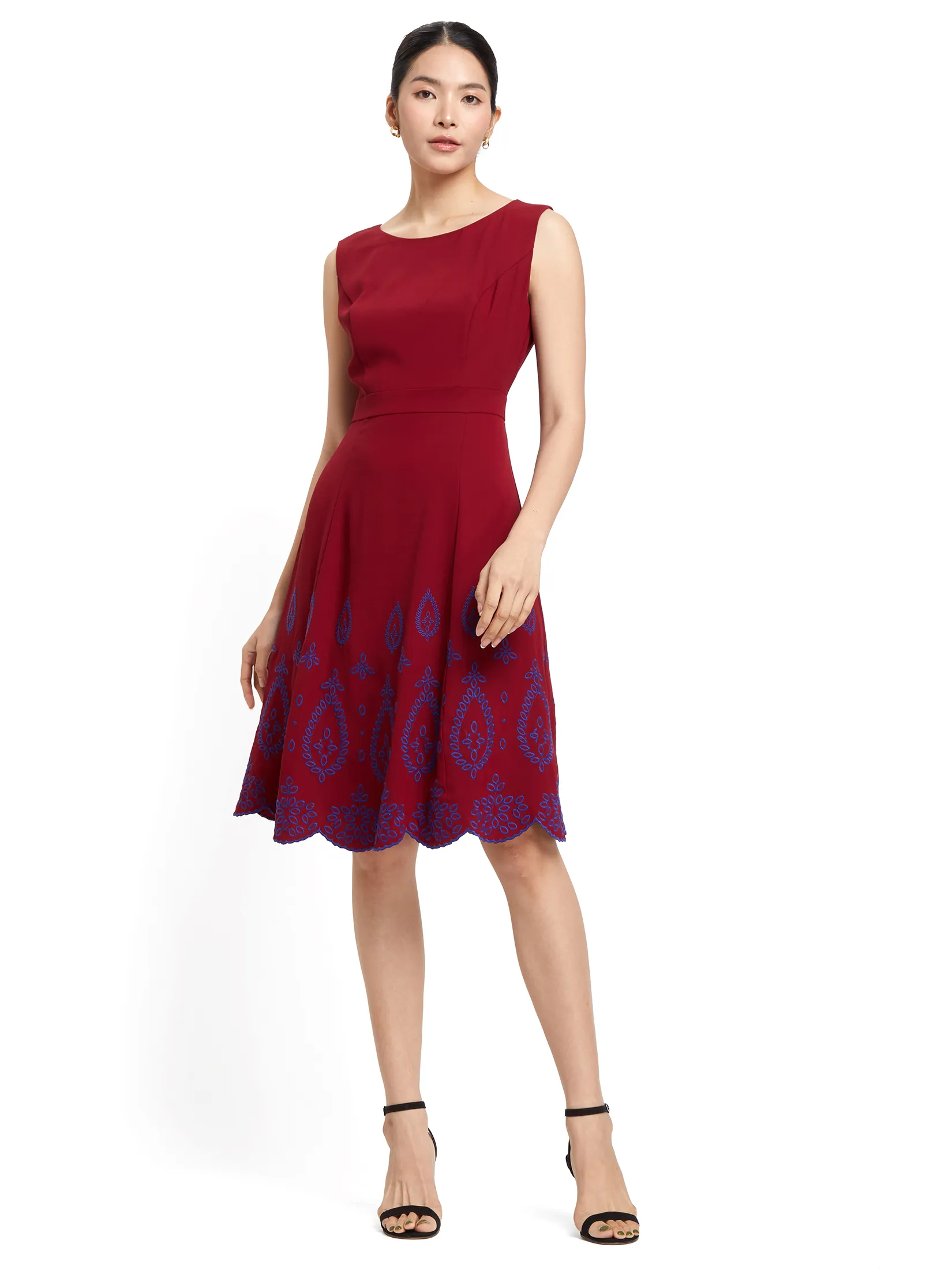 EXPRESSIONS Women Dress Sleeveless Floral Print