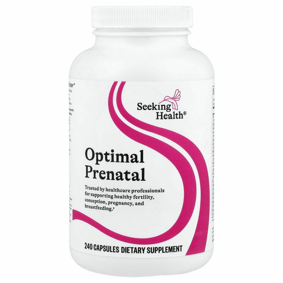 Seeking Health, Optimal Prenatal, 240 вегетарианских капсул