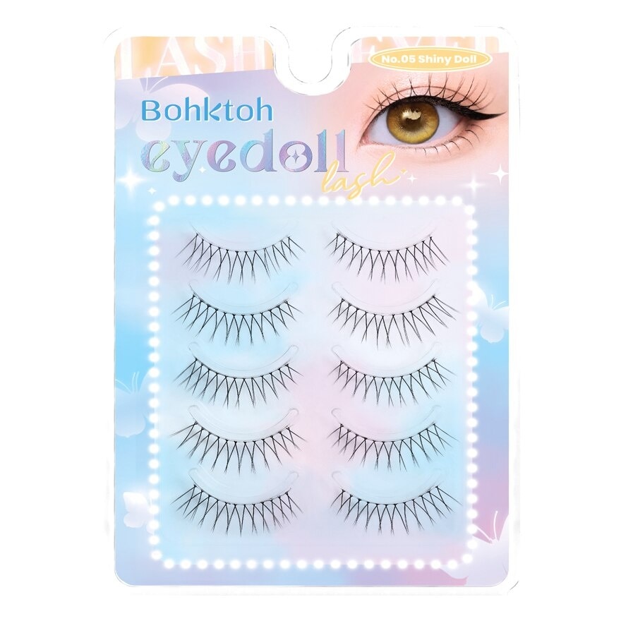 Bohktoh Eyedoll Lash Shiny doll No.05 - Black