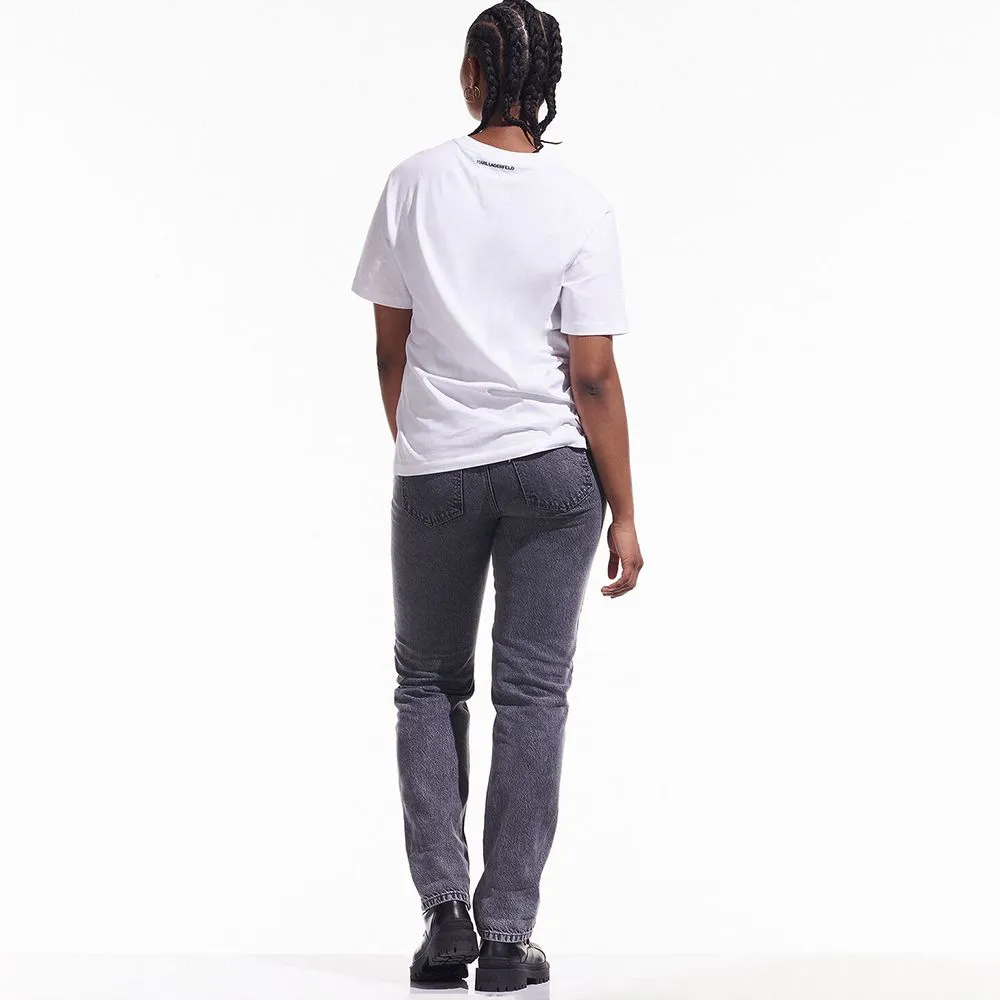 KARL LAGERFELD CARA LOVES KARL Avatar T-shirt White