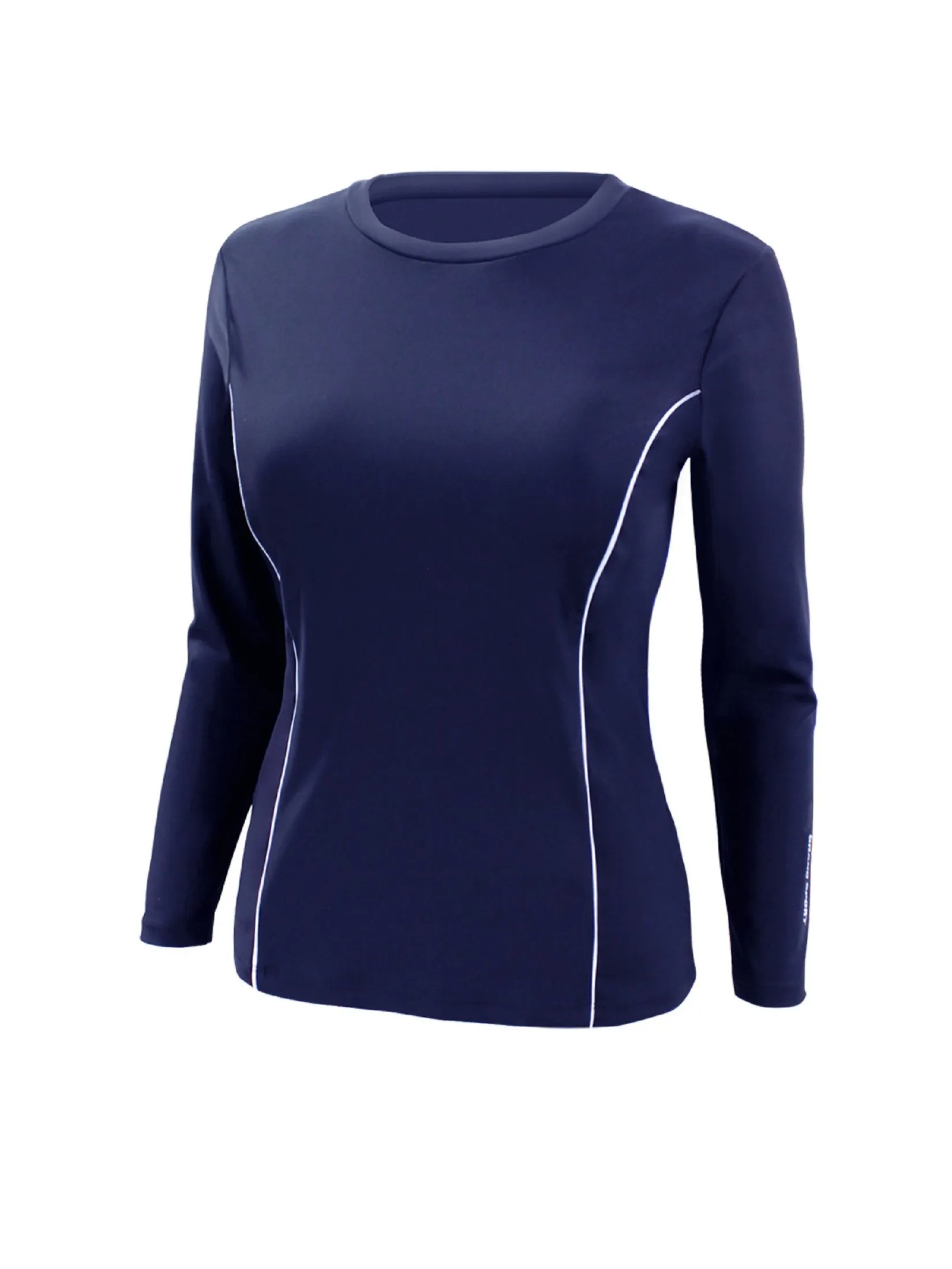 GRAND SPORT Navy Blue Women's Long-Sleeved Top  (342743) Size - 2XL