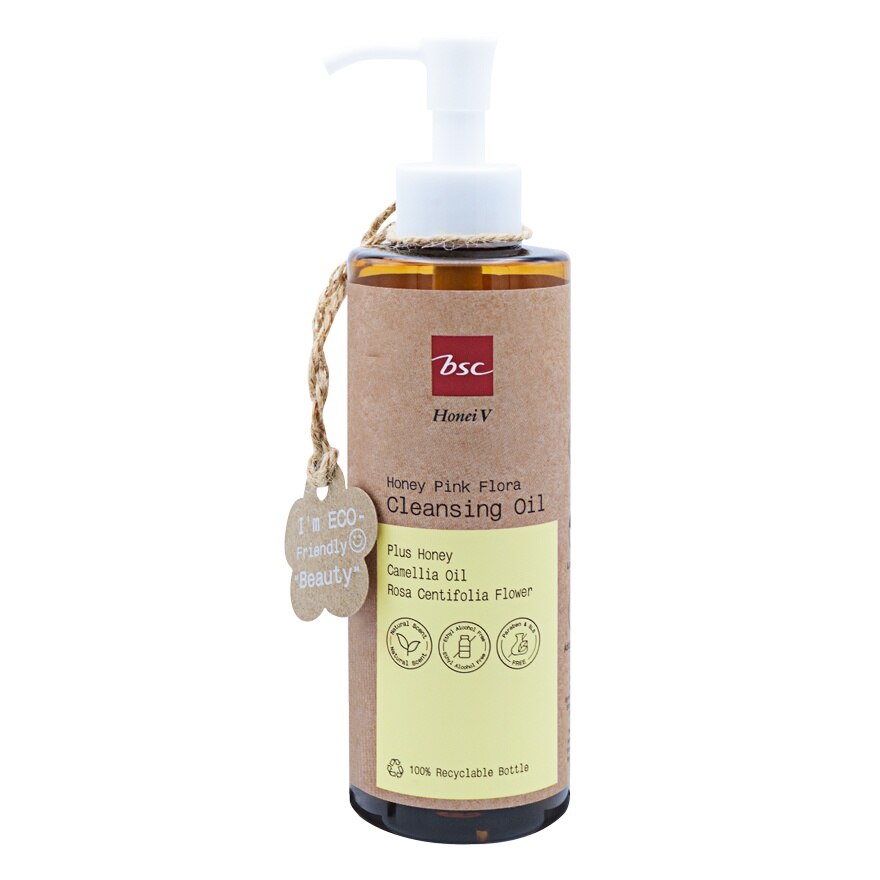 Honei V Bsc Honey Pink Flora Cleansing Oil 250ml.