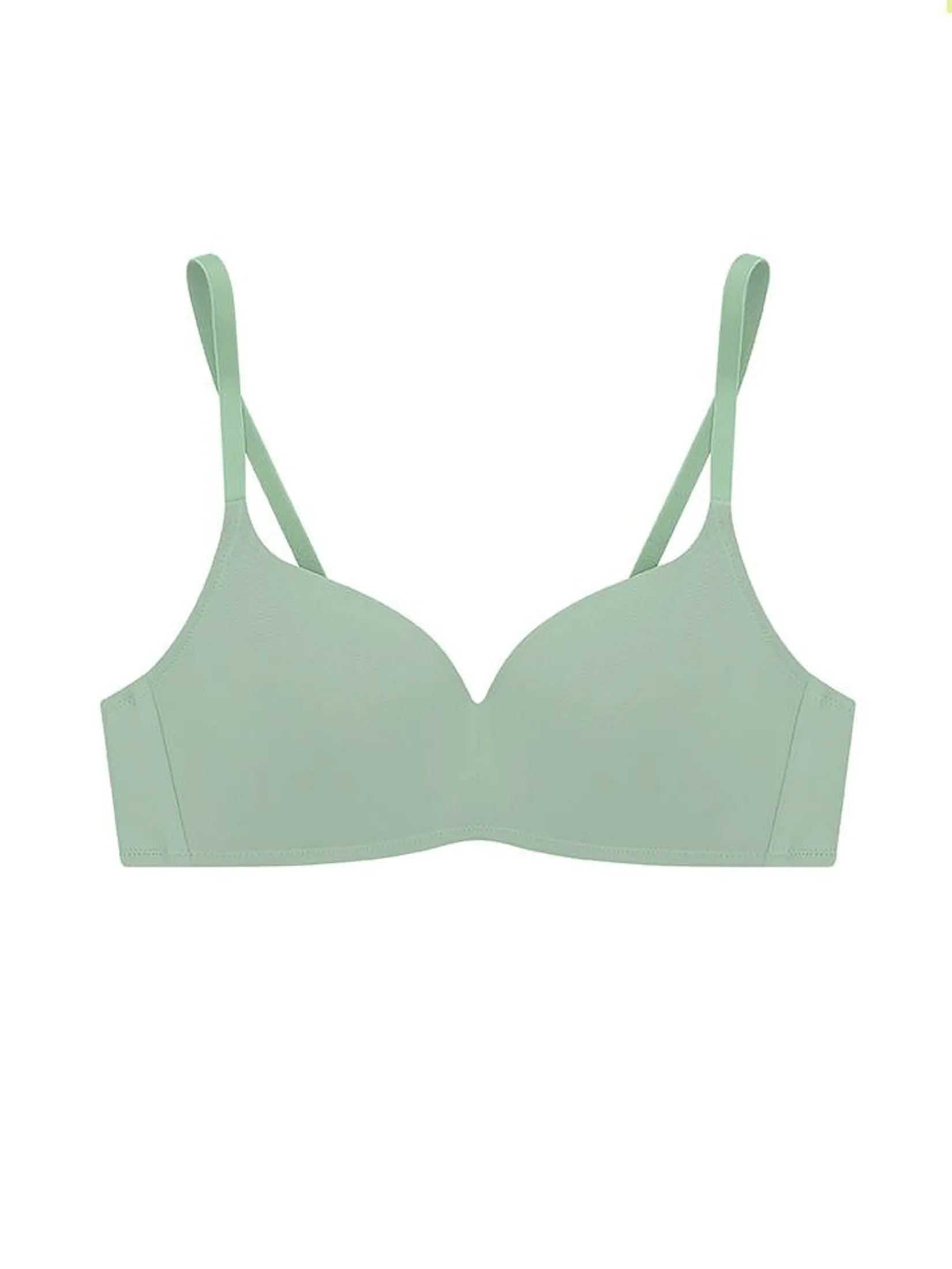 SABINA [Online Exclusive] Woman Pretty Perfect Wireless Bra - Dark Green