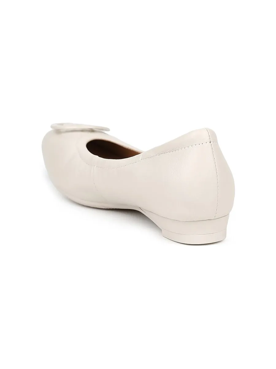 SHU WOMEN SOFY SOFA 0.5" SIGNET ONTONE - WHITE CHOC SWSO0229