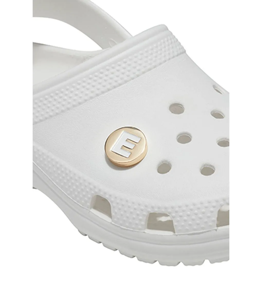 CROCS Jibbitz Shoes Charm Gold Letter E Multi Color - CR024AC280CPTH
