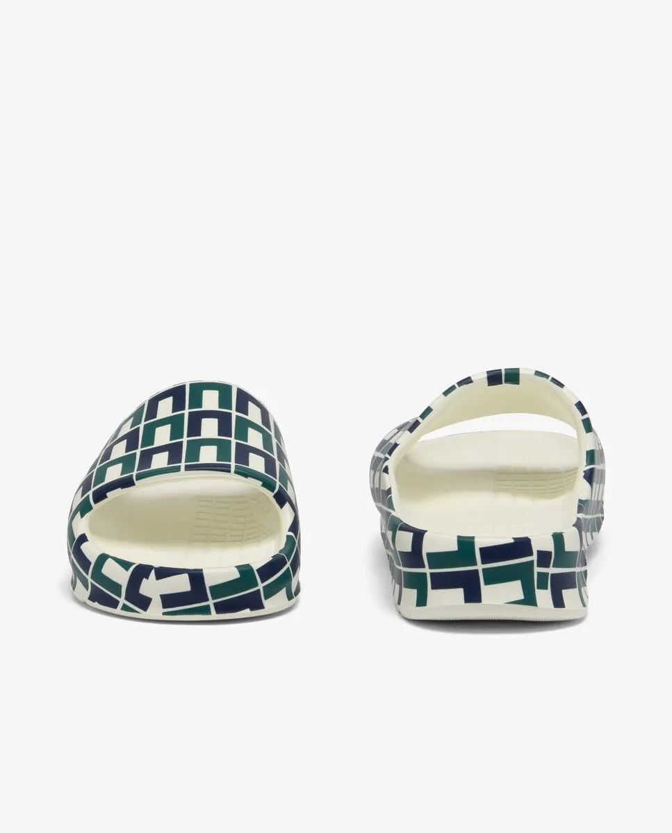 LACOSTE Navy Men’s Serve Slide 2.0 Monogram