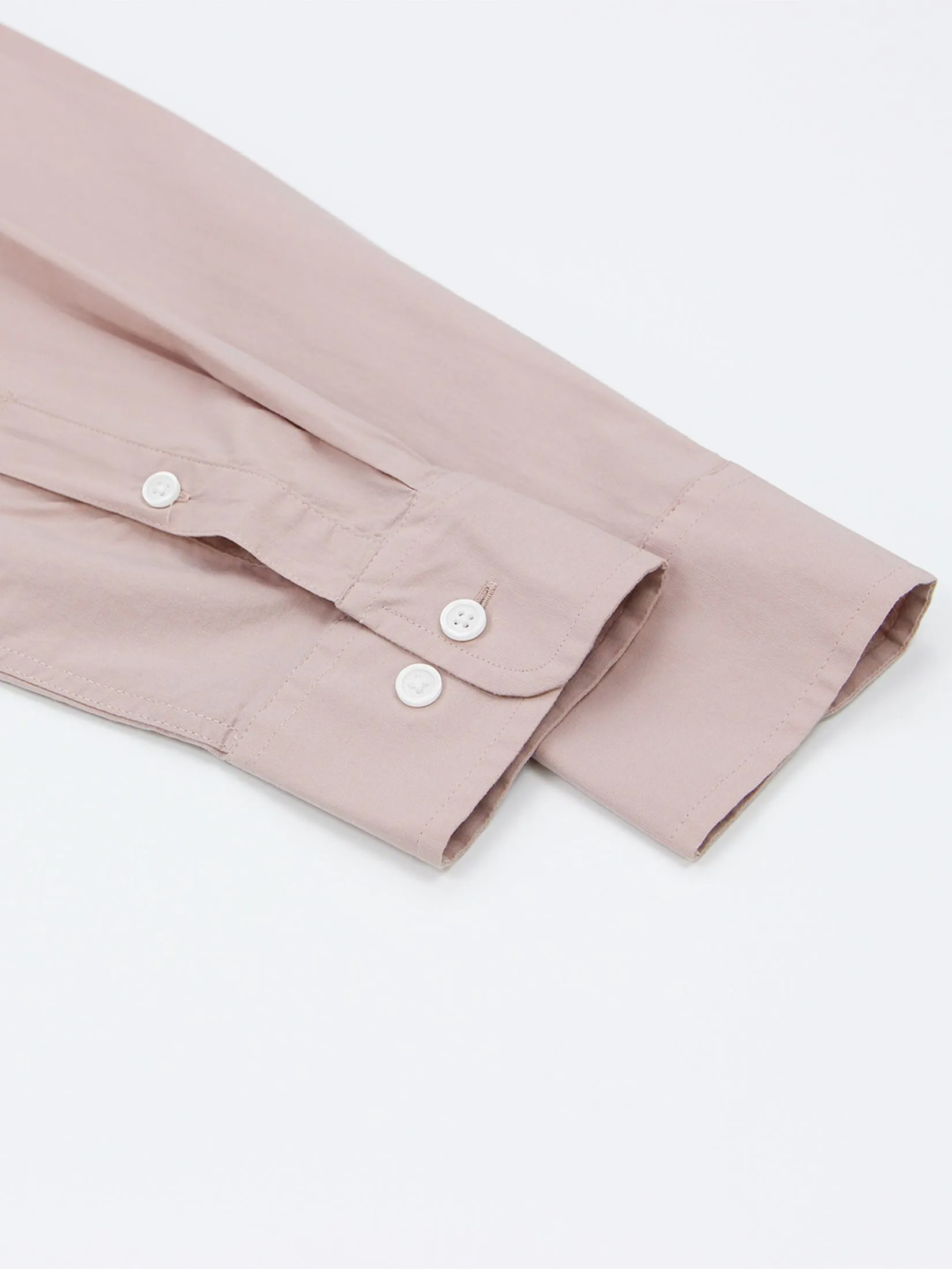 GIORDANO Men's Slim Fit Long Sleeve Stretch Shirt (Poplin) LT Brown