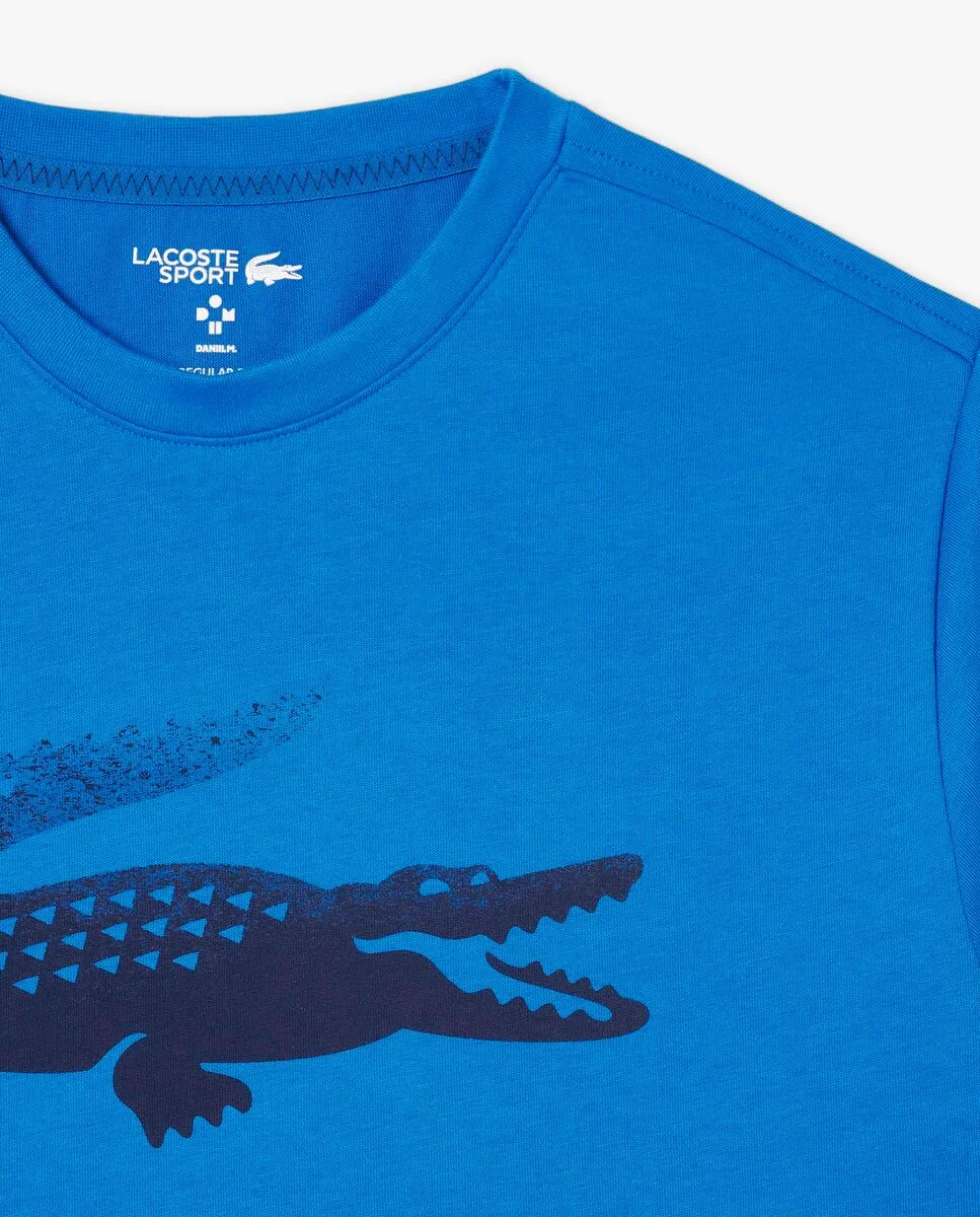 LACOSTE Lacoste Tennis x Daniil Medvedev T-Shirt Blue