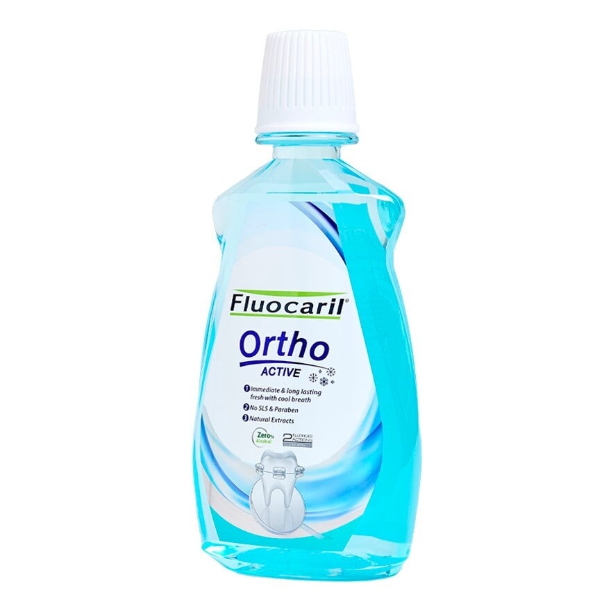 Fluocaril Mouthwash Ortho Active  500 Ml.