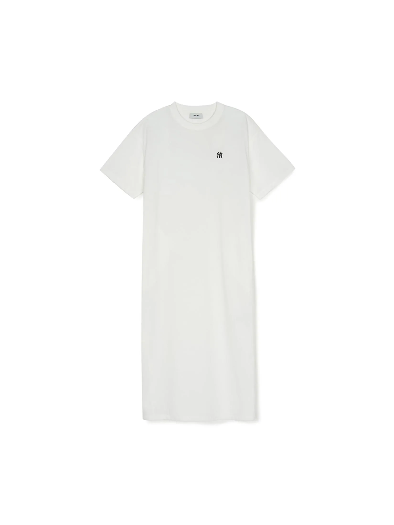 MLB Women S Basic Round Long Dress Model 3FOPB0153 50IVS Ivory