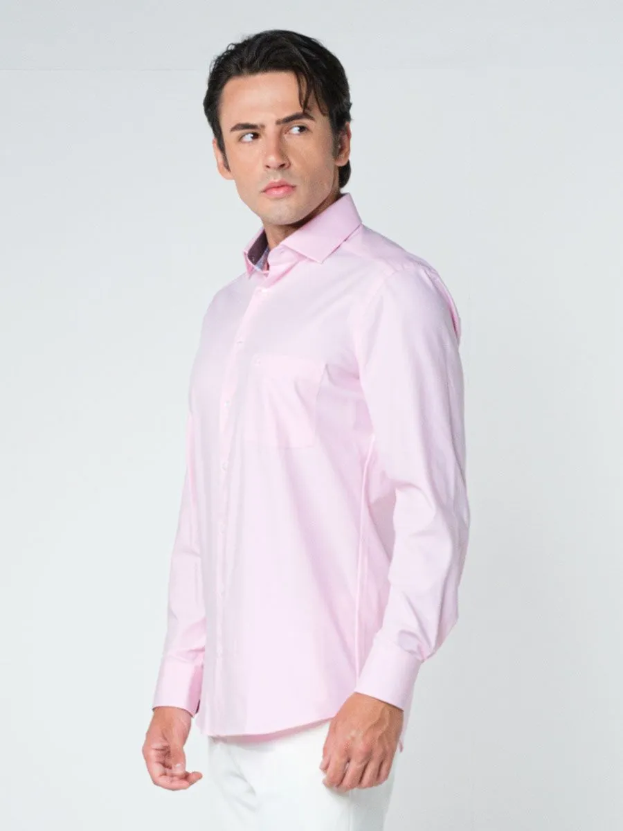 OLYMP CLIMATE CONTROL - MEN SHIRT LONG SLEEVES MODERN FIT  PINK