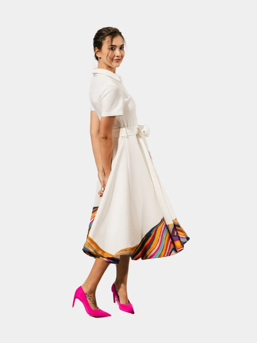 AMASS ME Women Rainbow Ascent Gown Rainbow