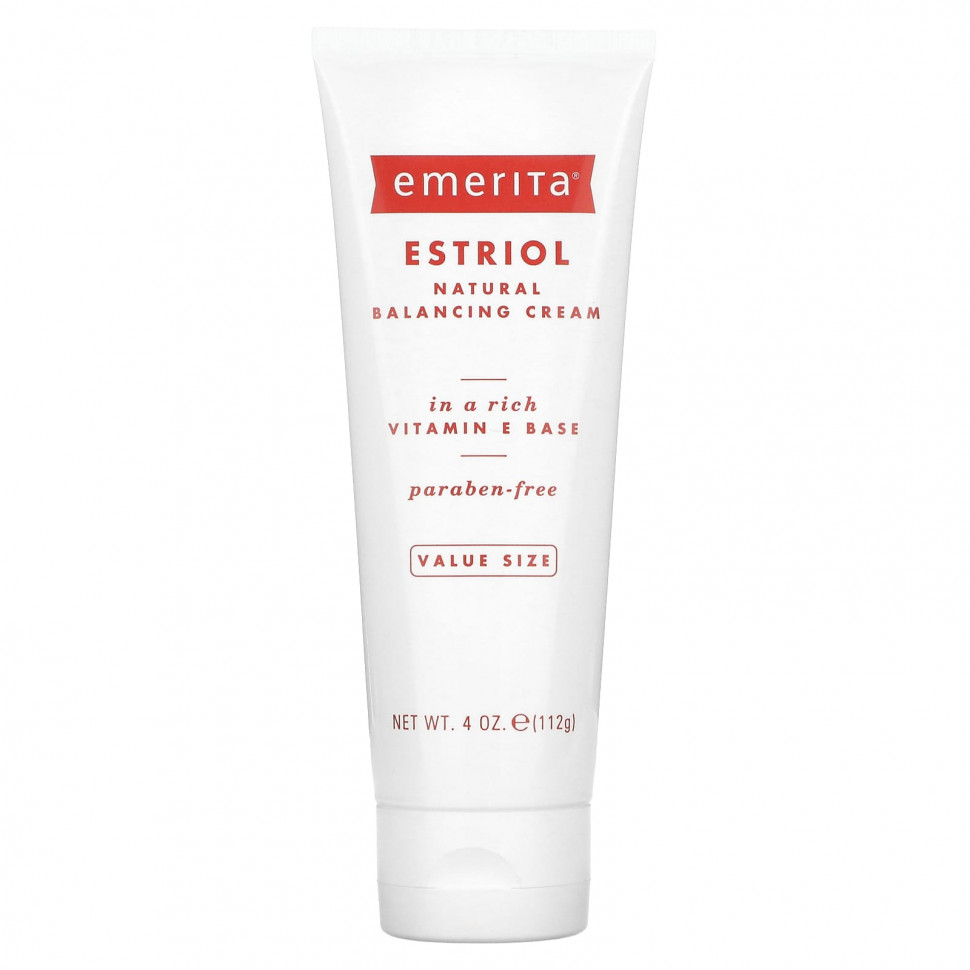 Emerita, Estriol Natural Balancing Cream, 4 oz (112 g)