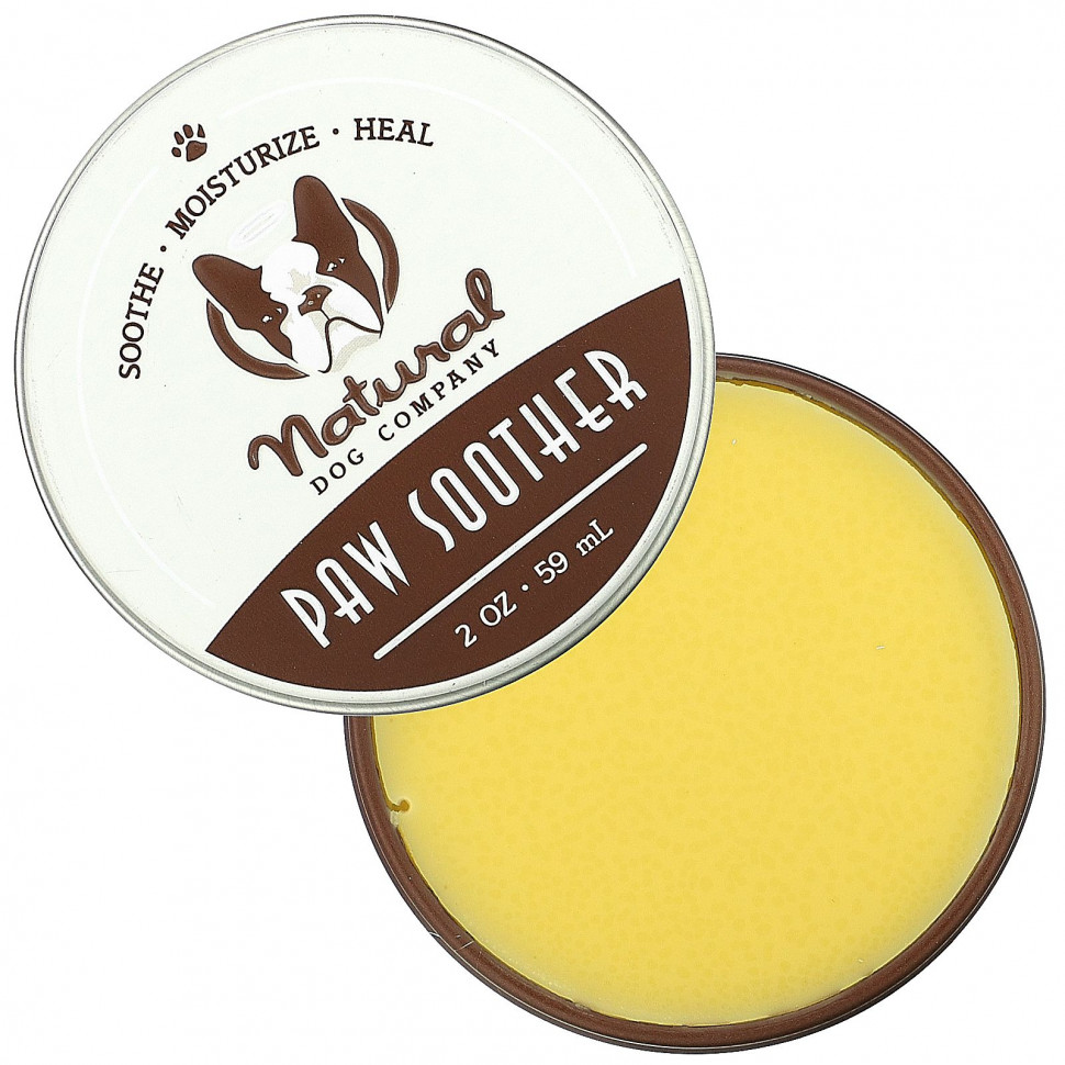 Natural Dog Company, Пустышка Paw, 59 мл (2 унции)