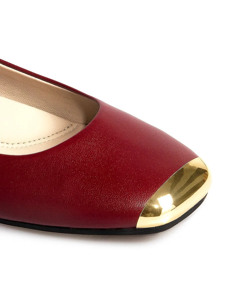KENNETH COLE WOMEN FLATS ASTAIRE FLATS X ANNE THONGPRASOM / BORDEAUX WINE