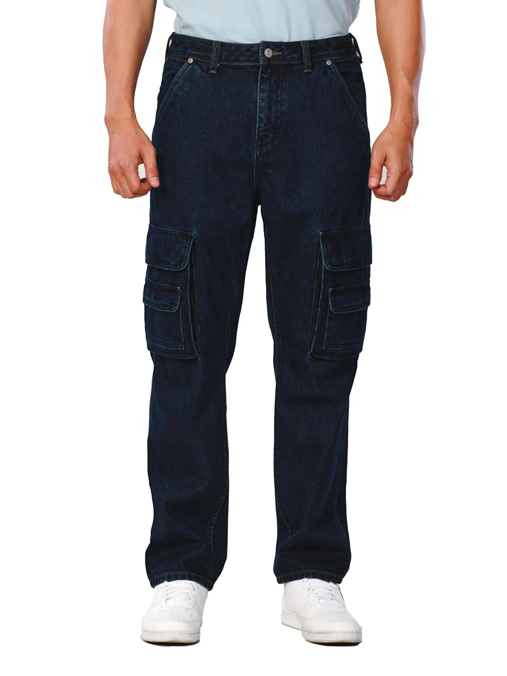 WRANGLER Men's Jeans Everyday with Wrangler Collection Mid Frontier Fit Dark Indigo