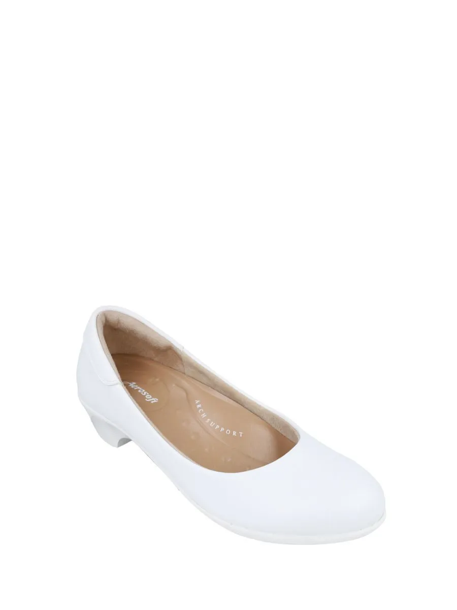 AEROSOFT Women Court Shoes CW3431S - White Size - 36 EU