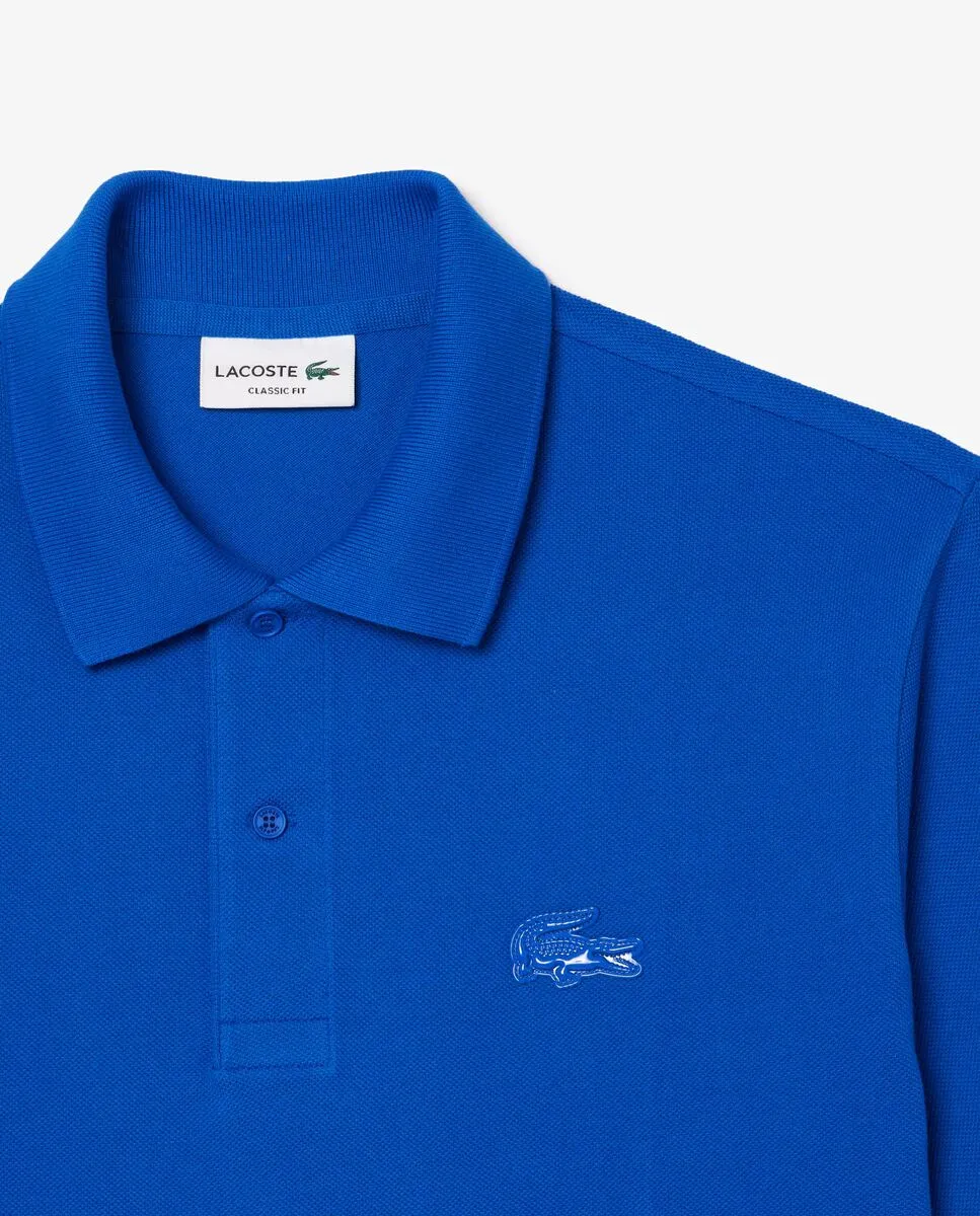 LACOSTE Classic Fit L.12.12 Badge Polo Shirt Blue