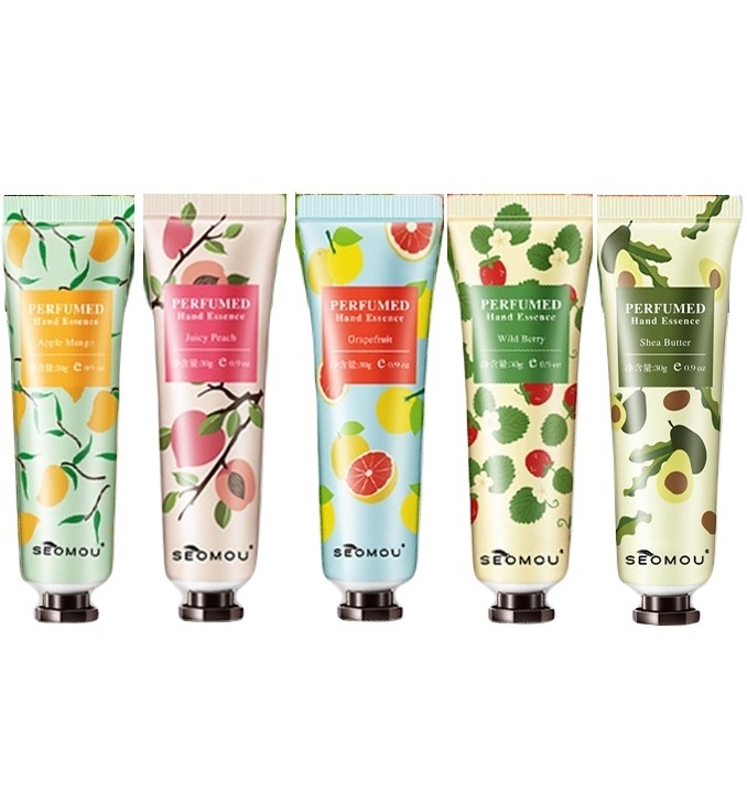 Парфюмированный увлажняющий крем для рук Seomou 30 гр 5 ароматов