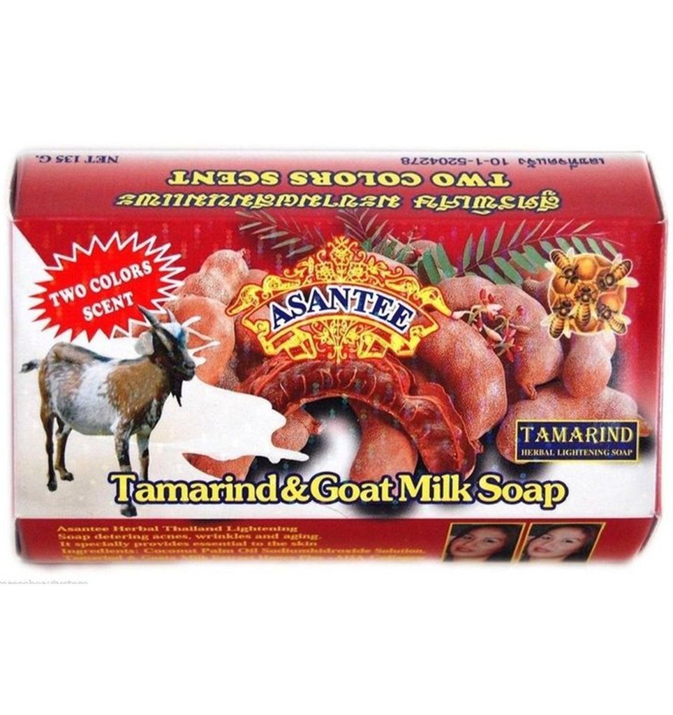 Мыло с тамариндом и козьим молочком Asantee 120 гр