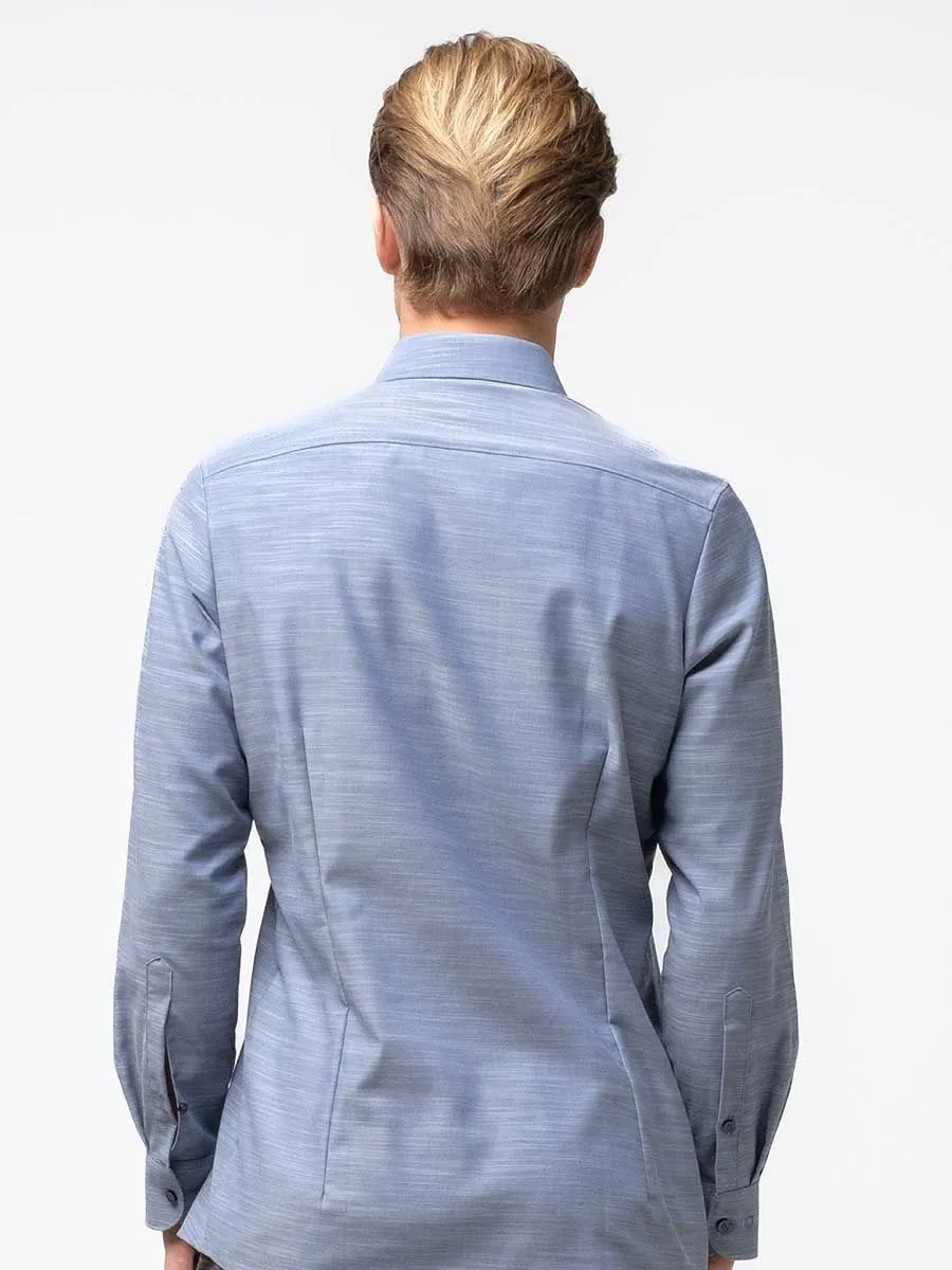 OLYMP MEN SHIRT LONG SLEEVES BODY  FIT MARINE