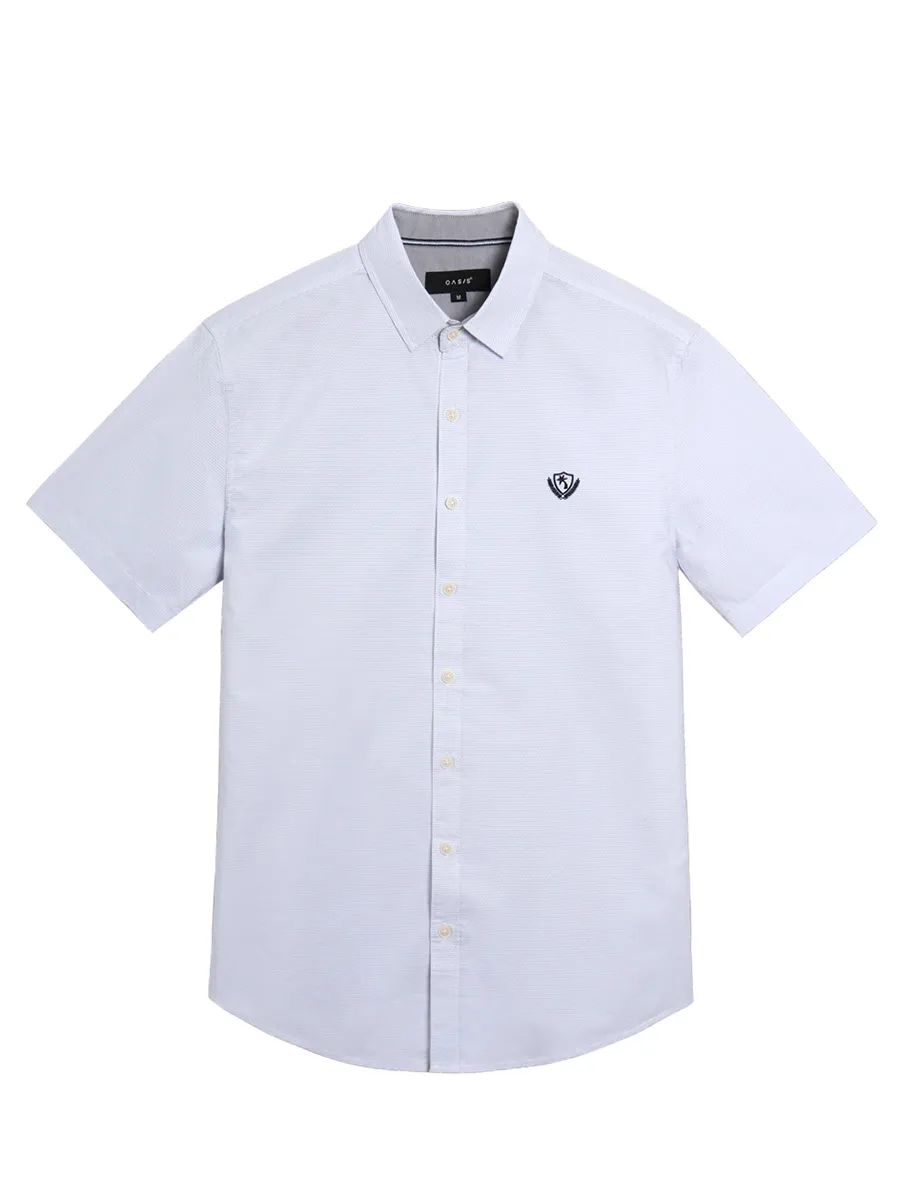 OASIS Men s short sleeve polo shirt Sky Blue