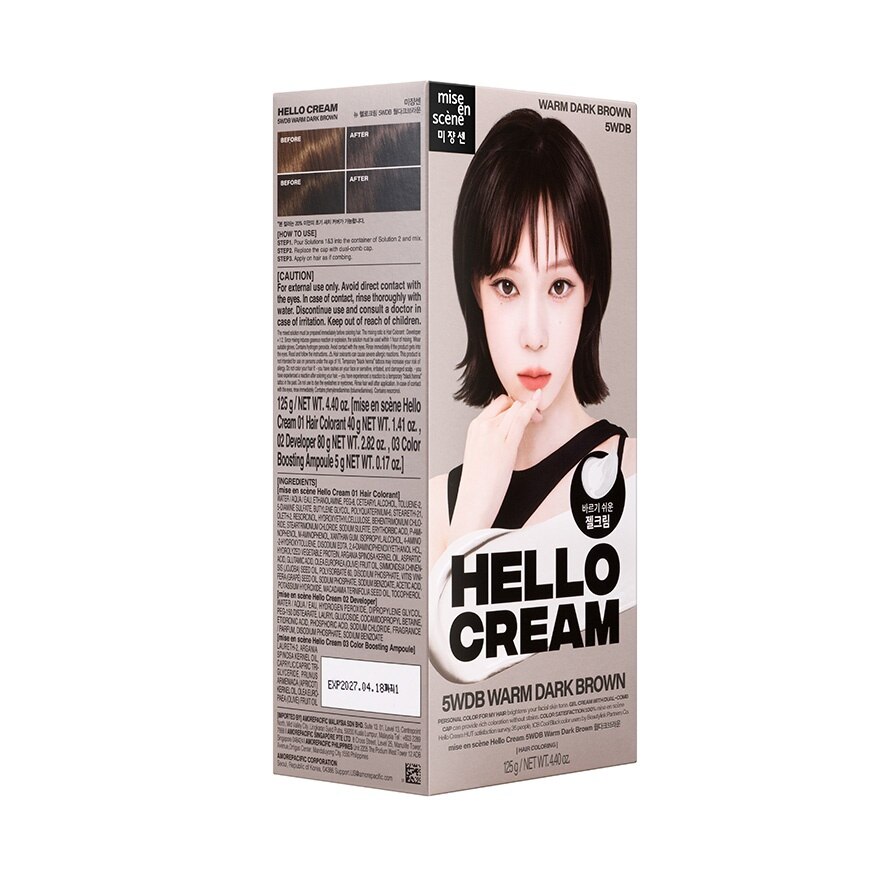 Mise En Scene Hello Cream 5WDB Warm Dark Brown