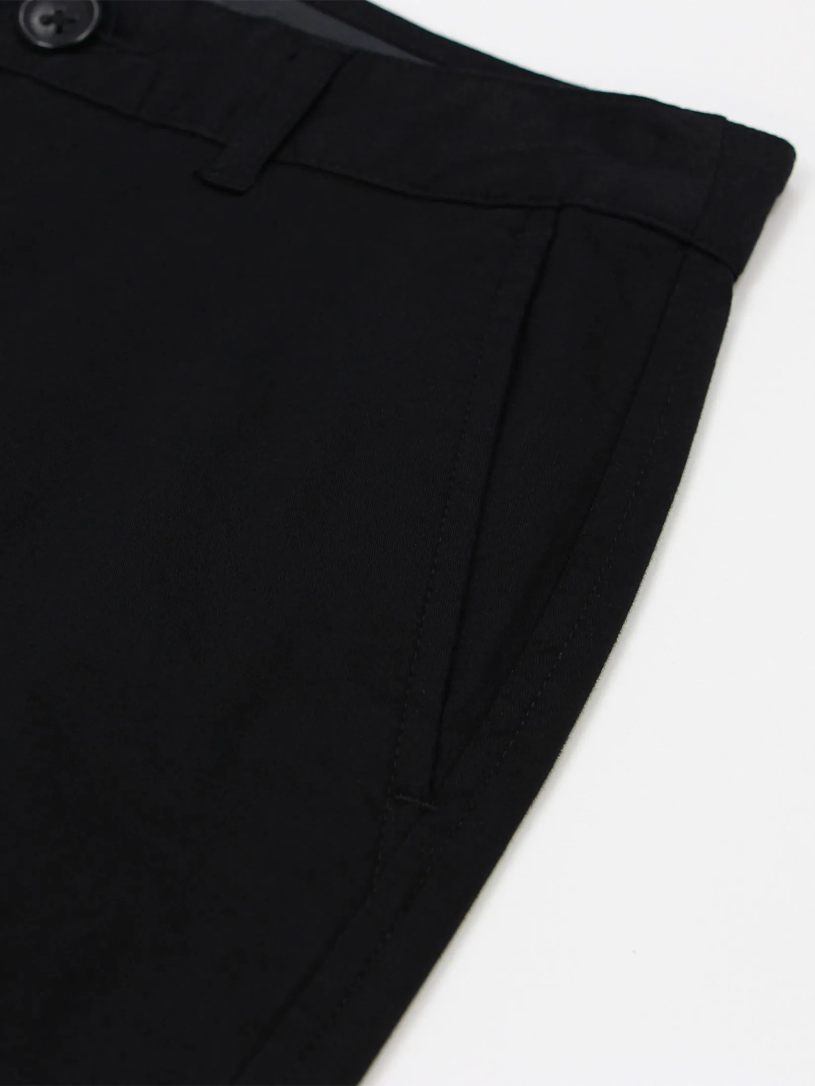 GIORDANO Women's Regular Khakis Audrey Pants (180° Elastic Waist) Signature Black