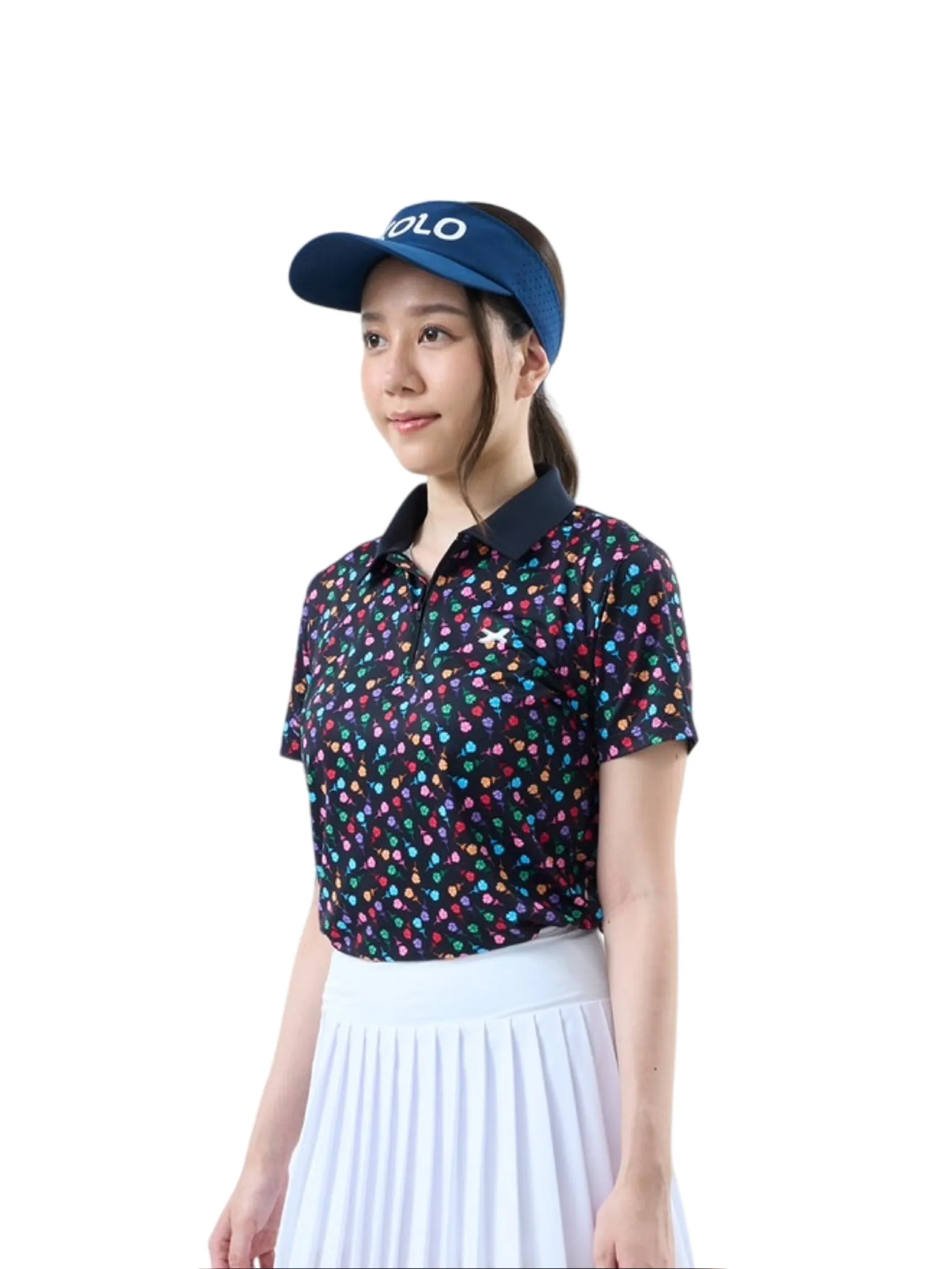 XOLO Black Women CLOVER GOLF POLO (040138)
