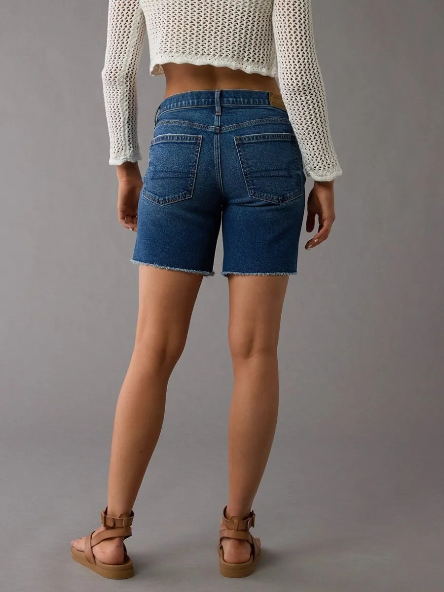 AMERICAN EAGLE WOMEN PERFECT BERMUDA SHORT 992 TINTED MEDIUM