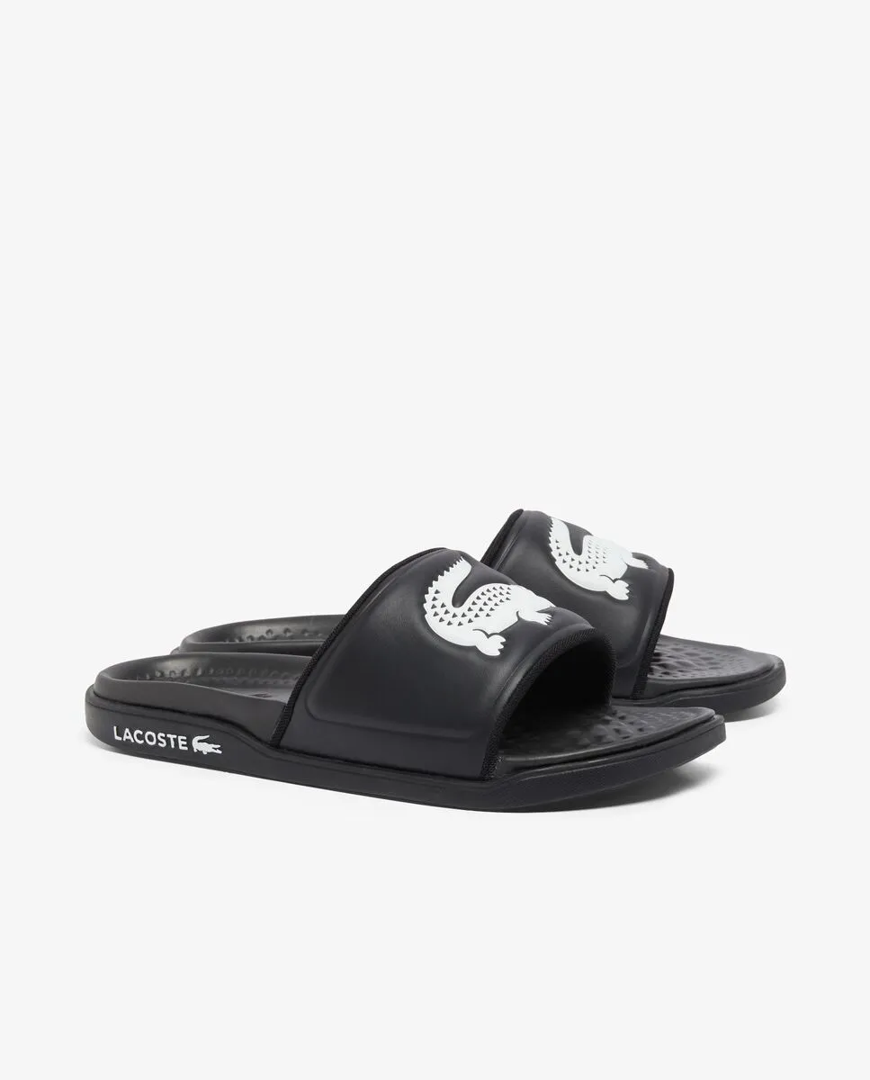 LACOSTE Men’s Serve Slide Dual Black