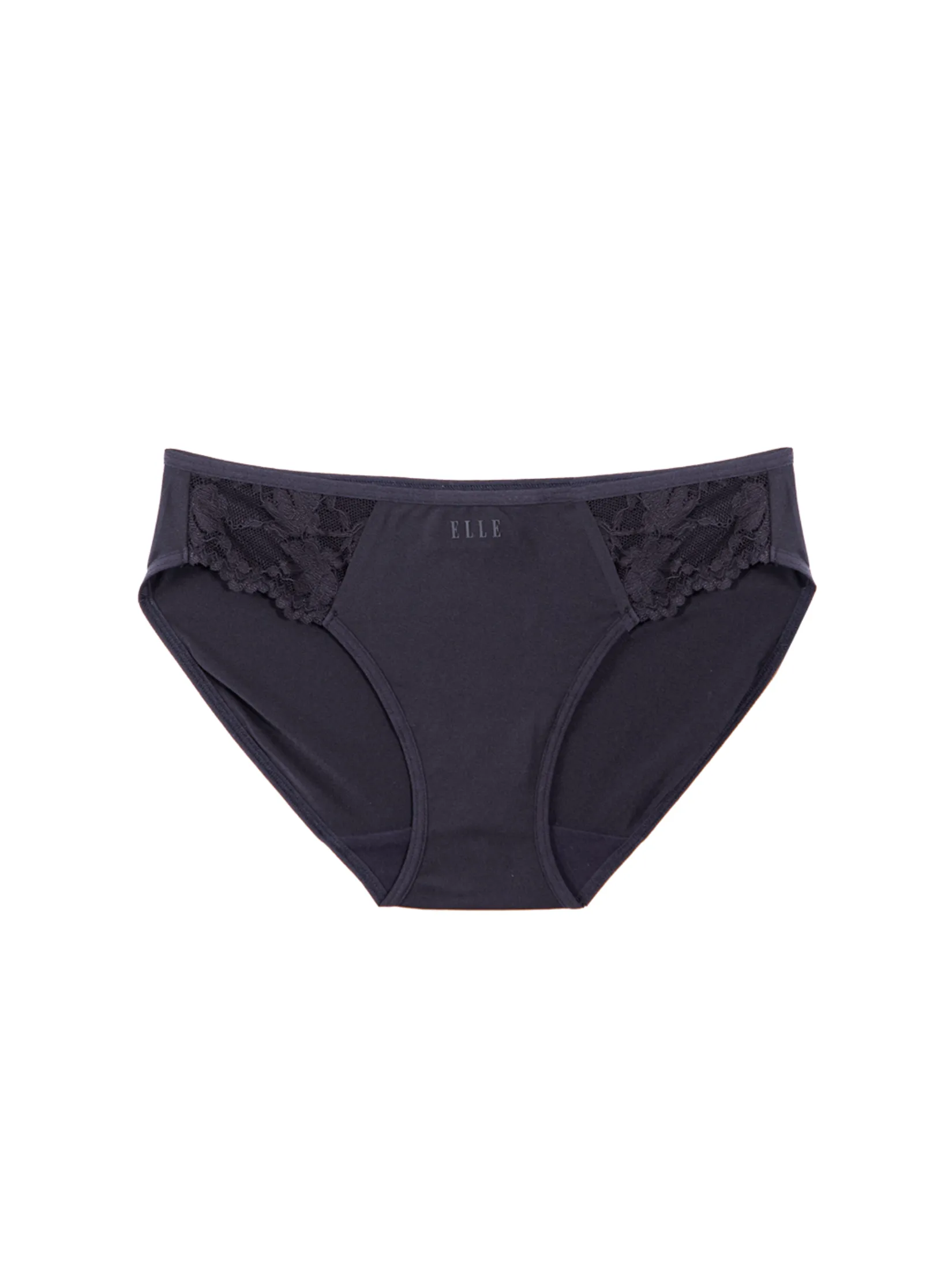 ELLE LINGERIE Bikini Lowrise Panty LU2888 - Black Size - L