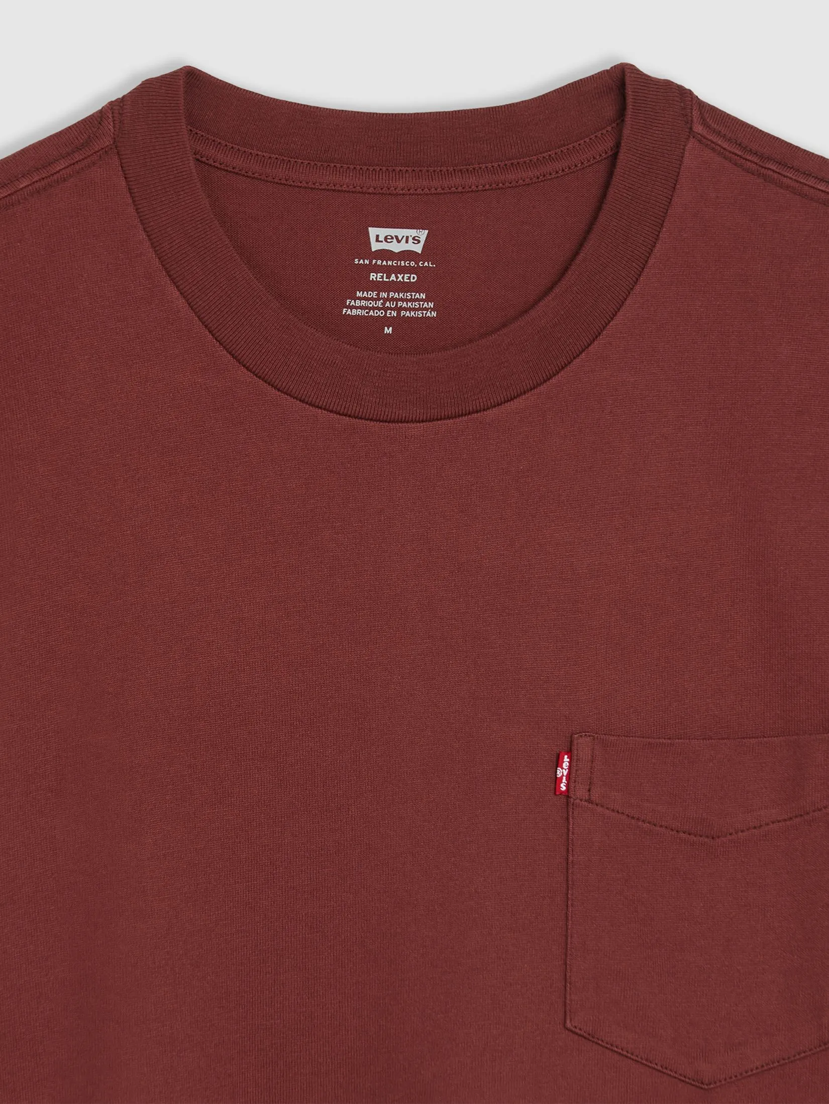 LEVI'S Men’s Pocket T-Shirt Red
