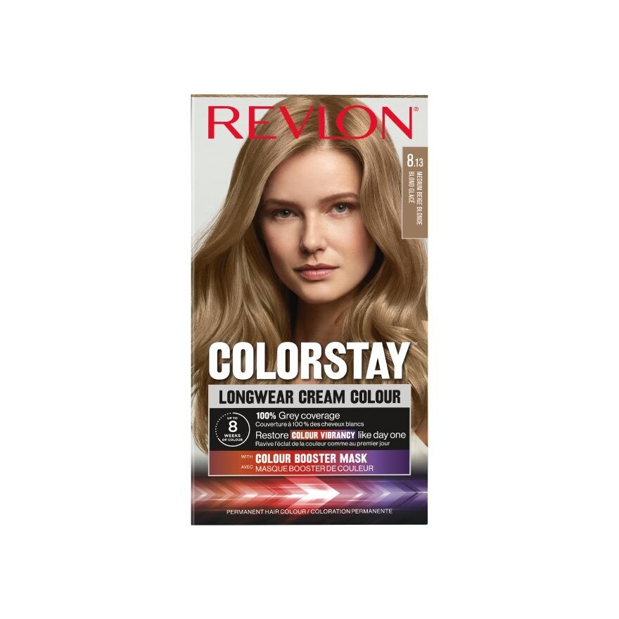 Revlon Cream Colour Colorstay Longwear No.8.13 Medium Beige Blonde - 8.13 Medium Beige Blonde