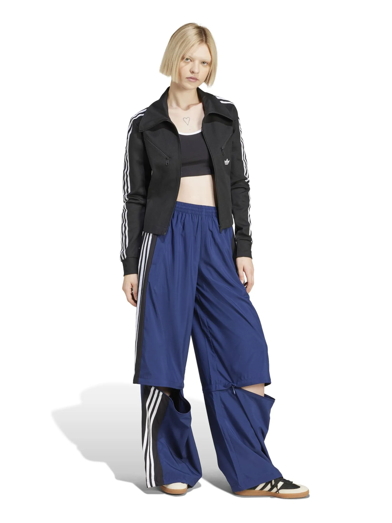 ADIDAS Women Bra Top Adicolor 3-Stripes Black / White