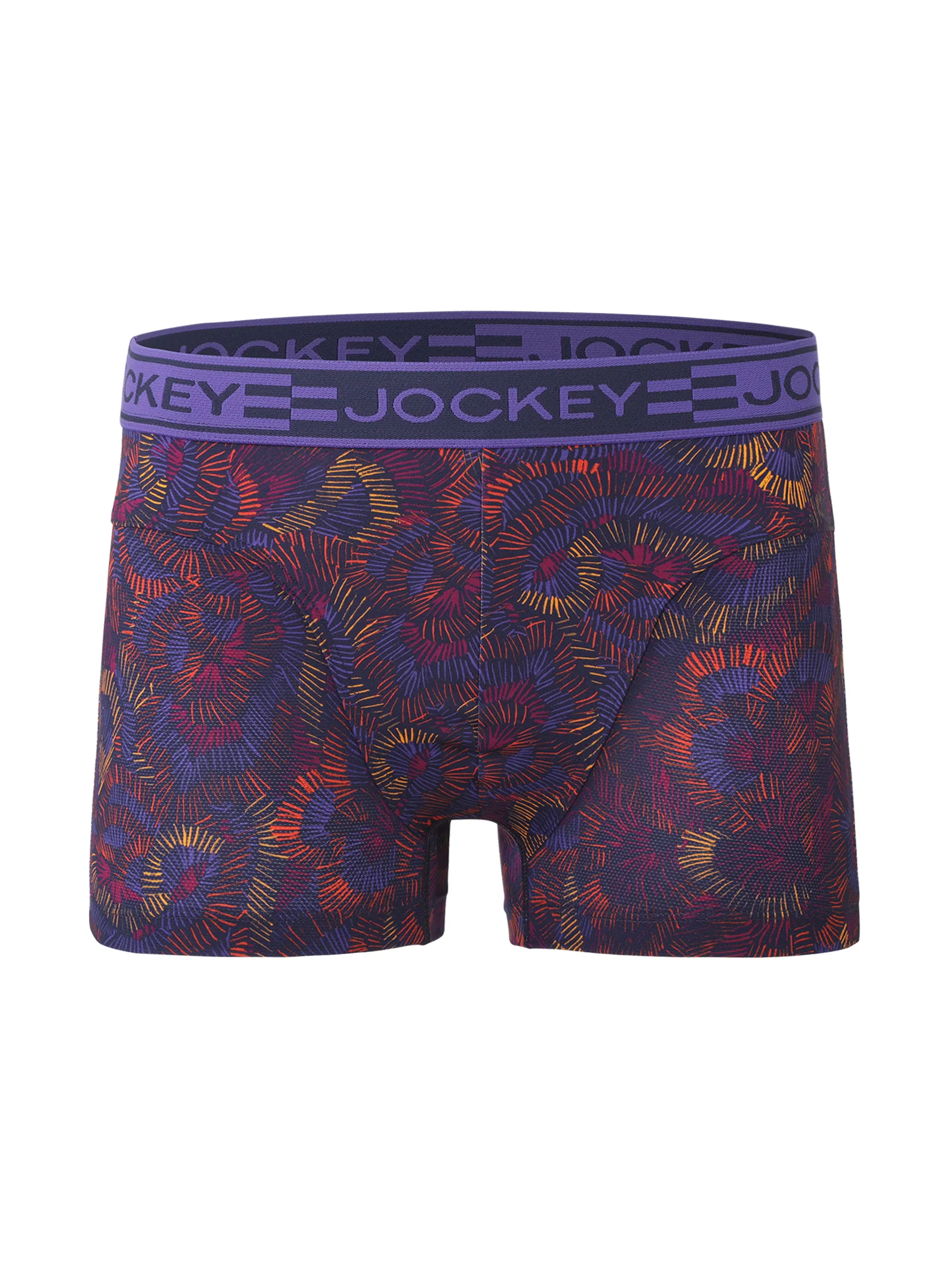 JOCKEY UNDERWEAR Men s SPORT MICROFIBER ACTIVE TRUNKS PURPLE