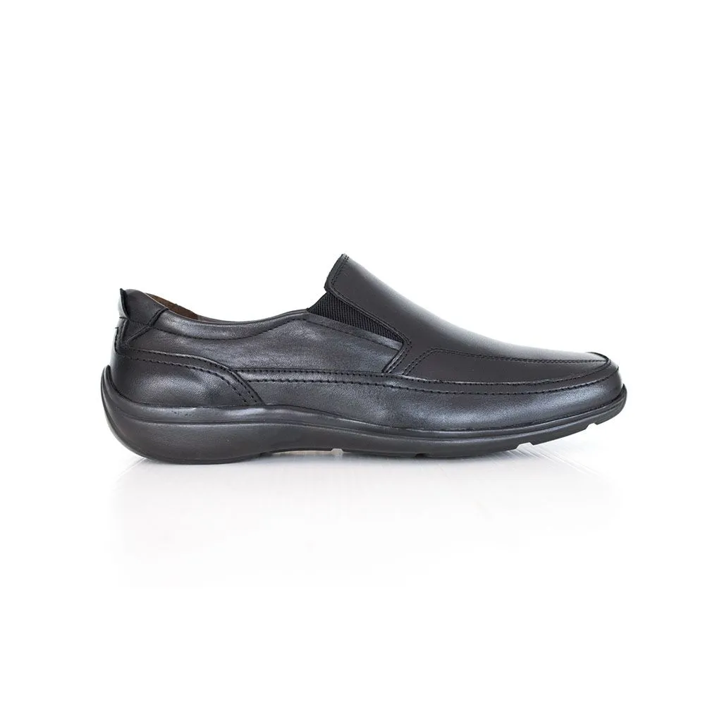 HEAVY Black leather formal shoes VB6240 Size - 40 EU
