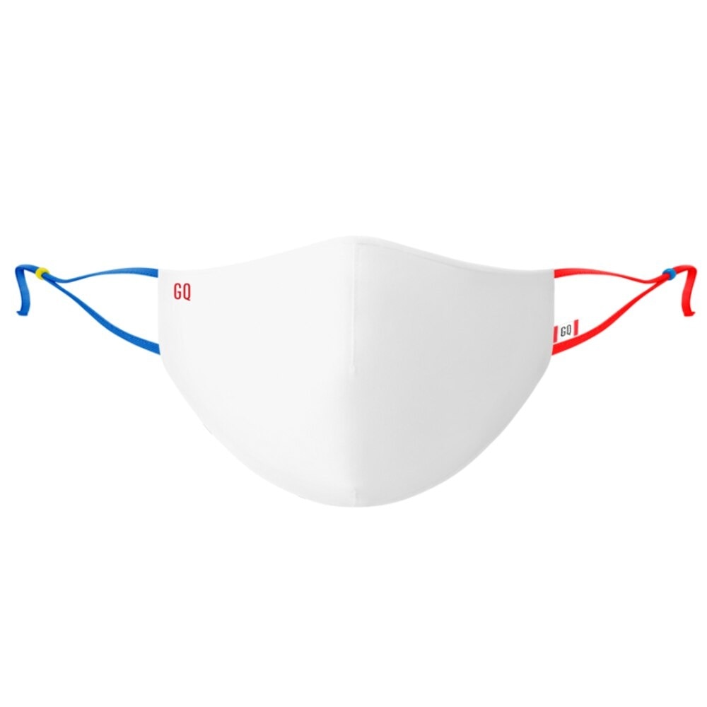 GQ Liquid Repellent Reusable Kids Mask Blue/Red 1pcs.