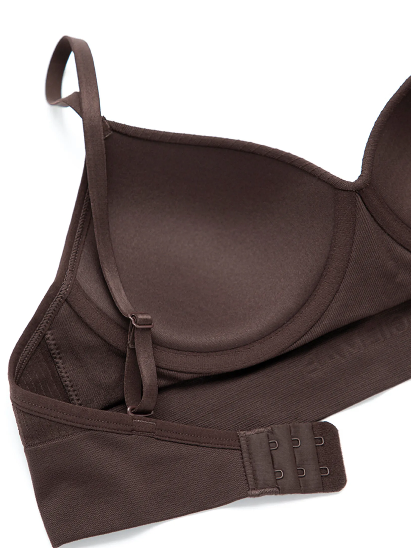 SABINA Bra Wireless Woman Soft and Cozy - Chocolate